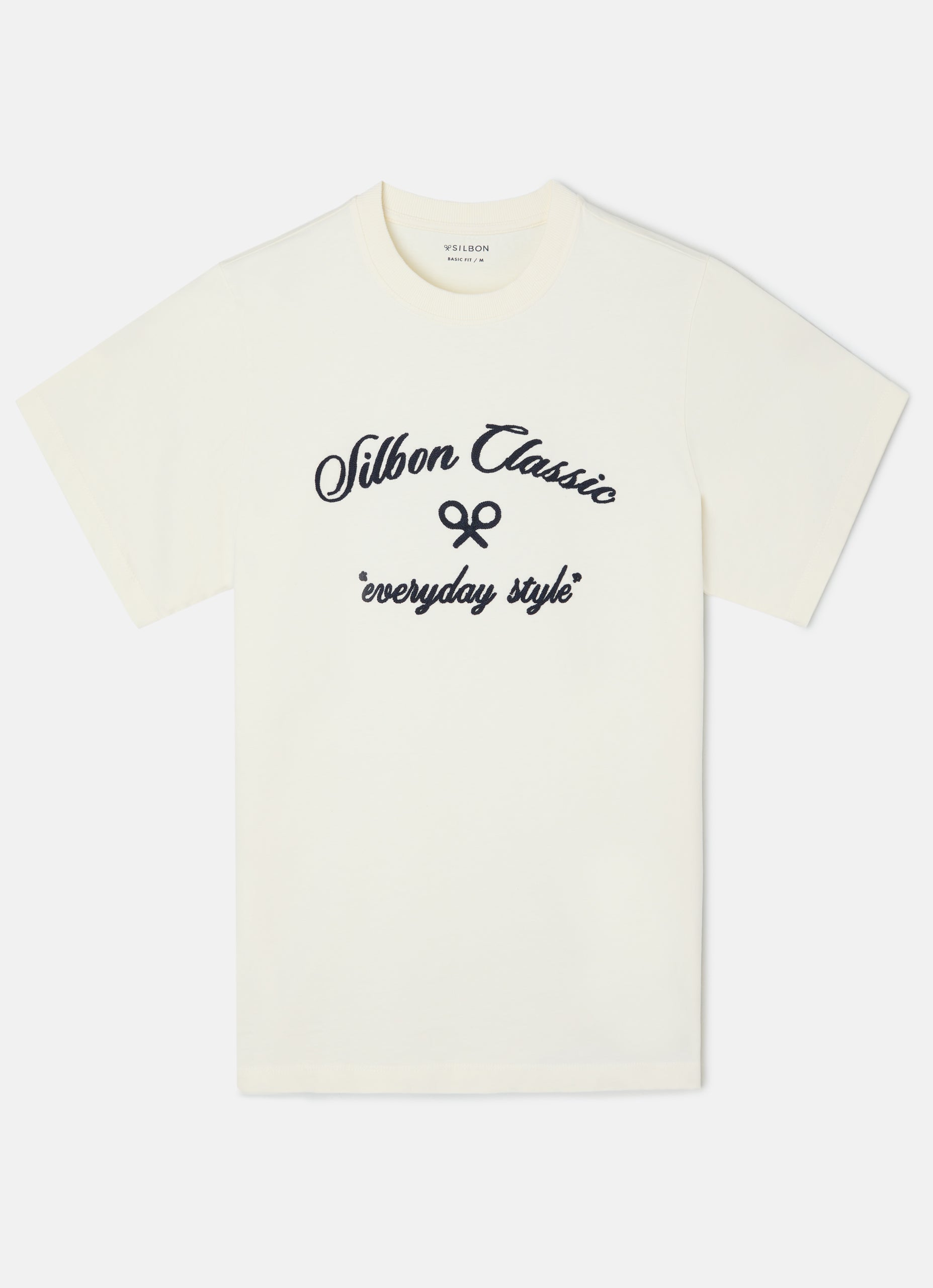 T-shirt style quotidien crème