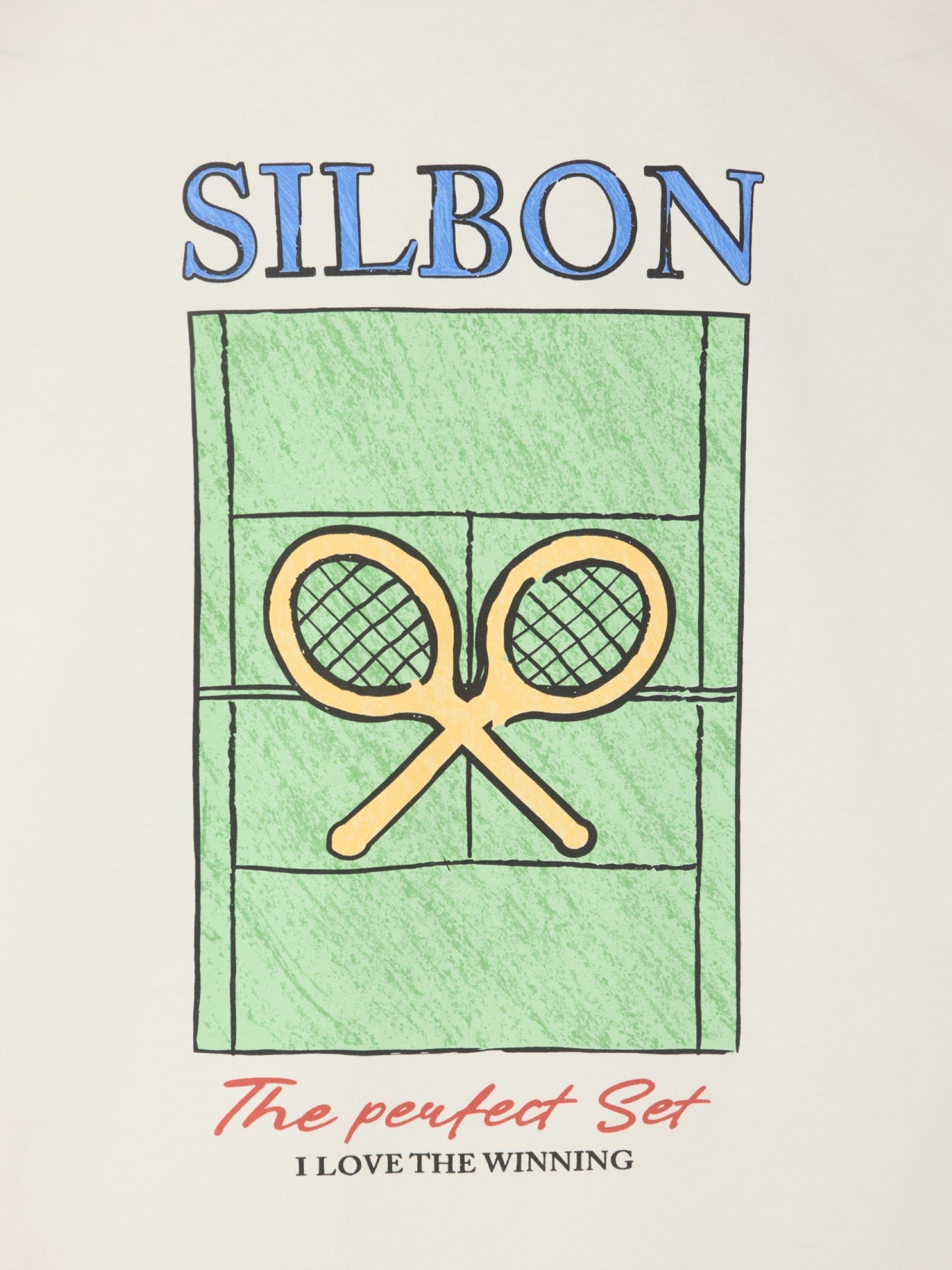 Relaxed fit perfect set cream t-shirt