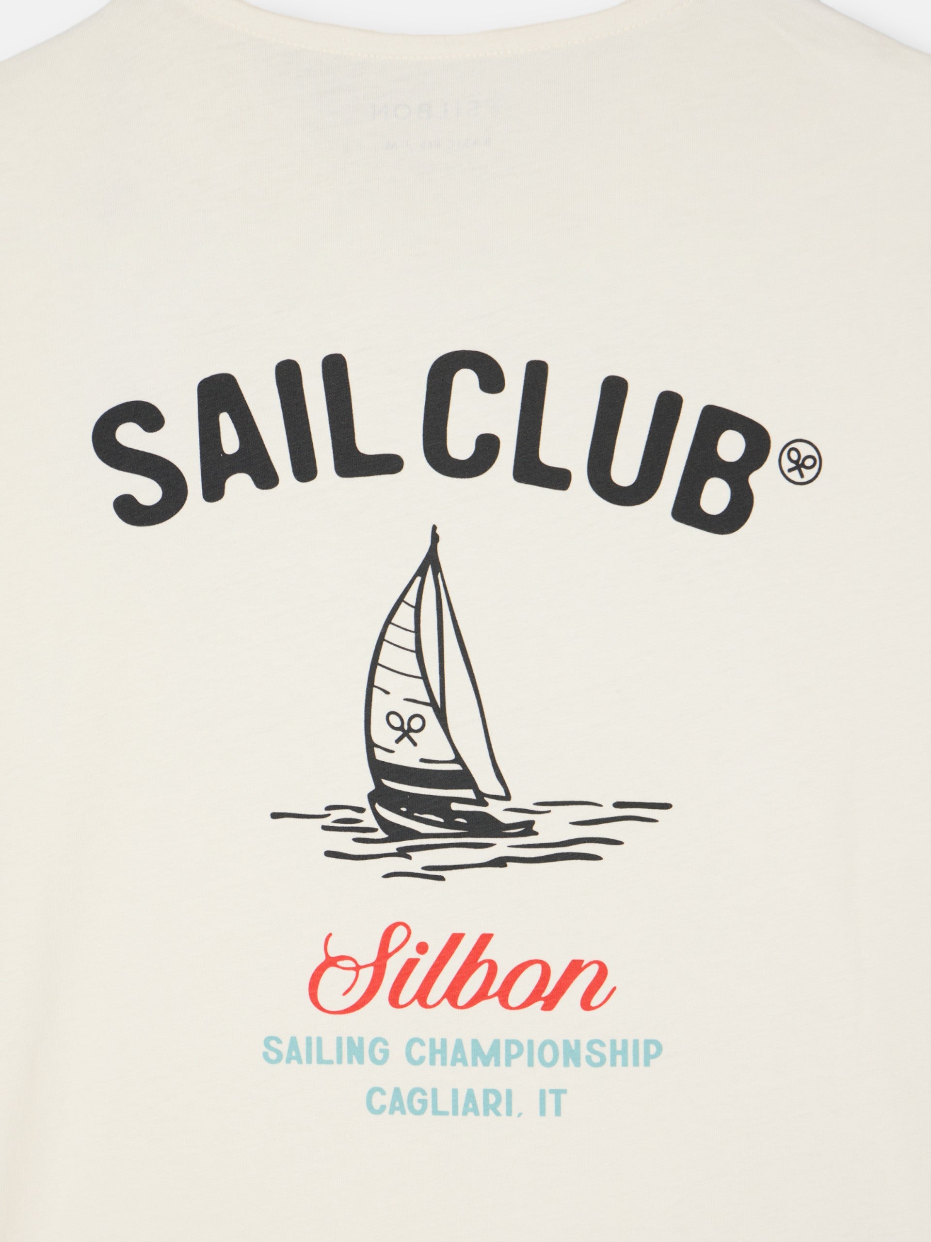 Camiseta sail club crema