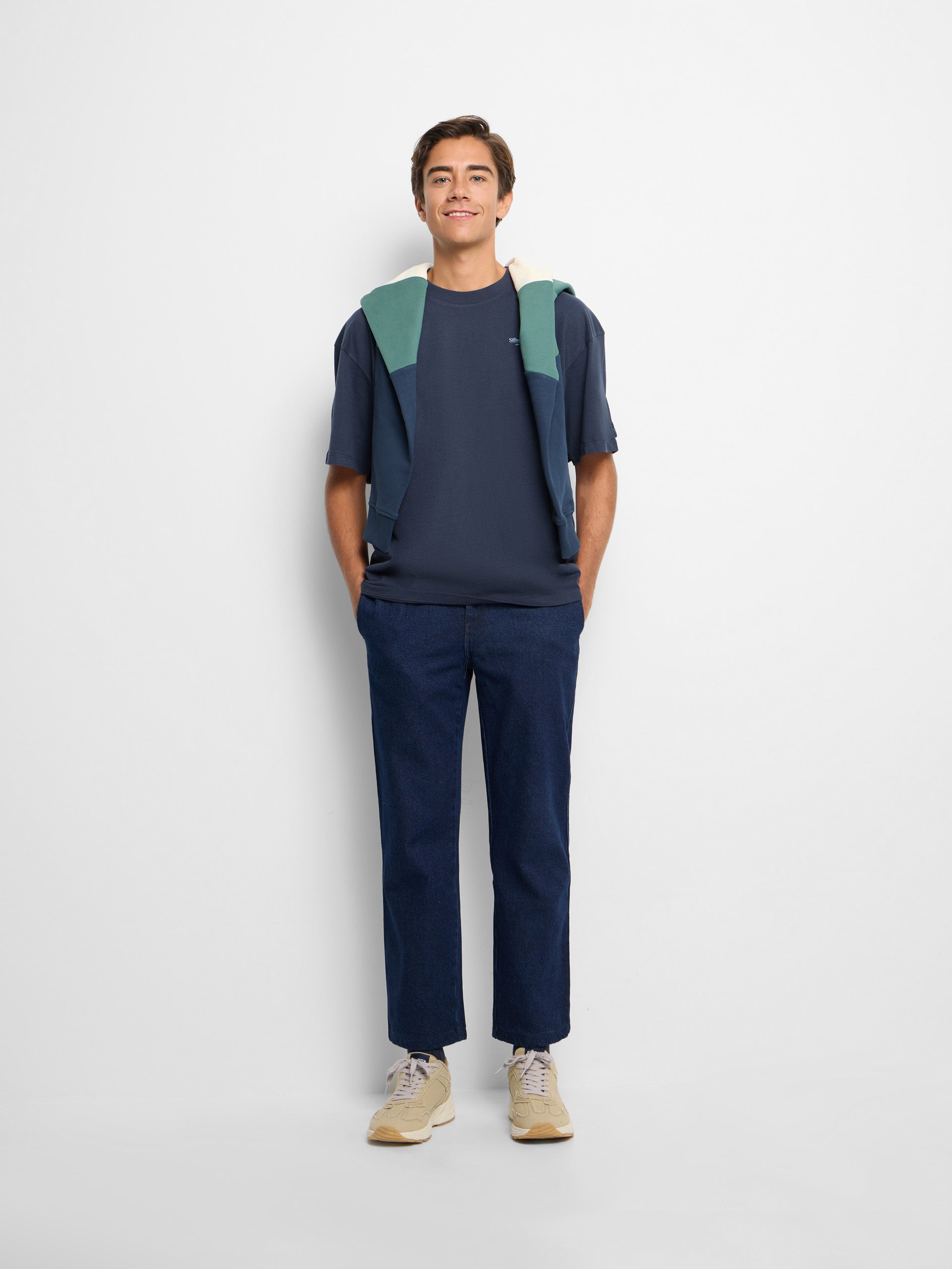 Camiseta relaxed fit collection marino