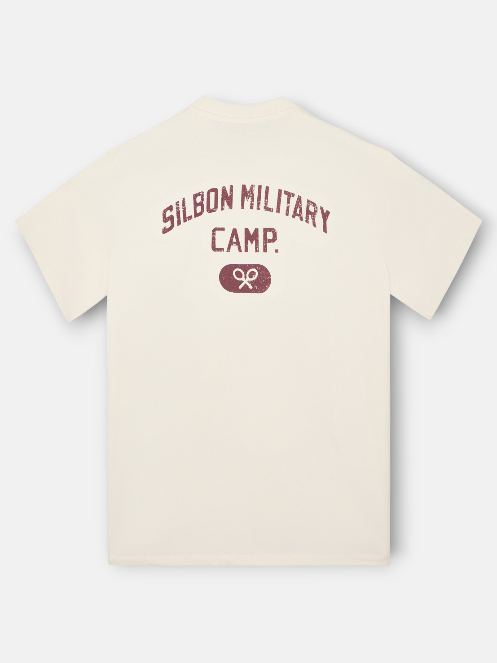 Camiseta special fit military camp crema