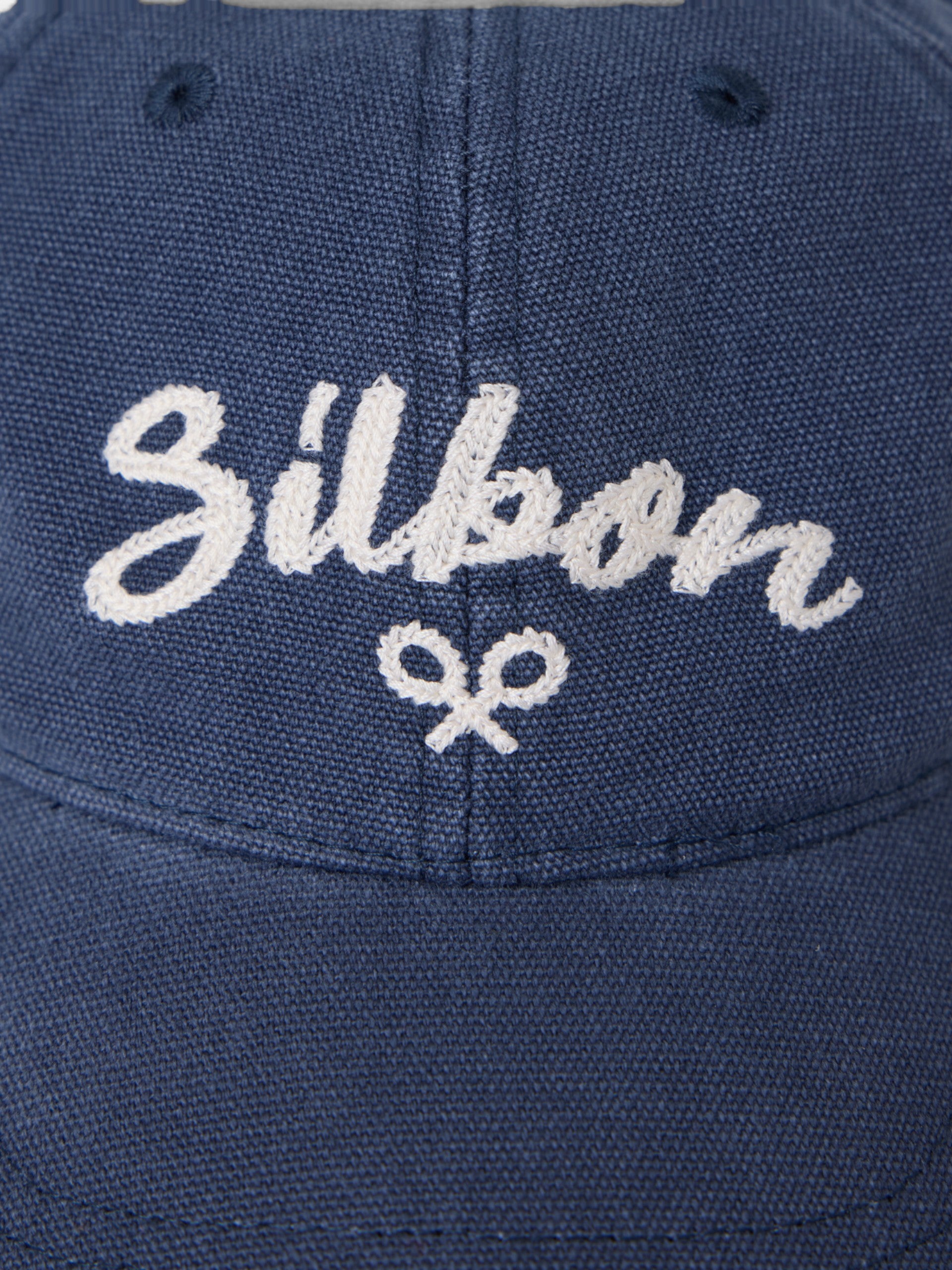 Gorra silbon desgastada azul marino