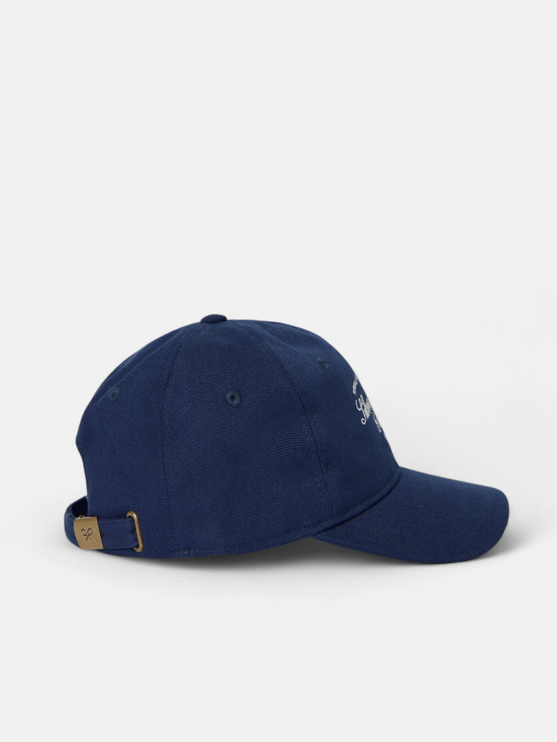 Casquette Silbon Tennis Club bleu marine