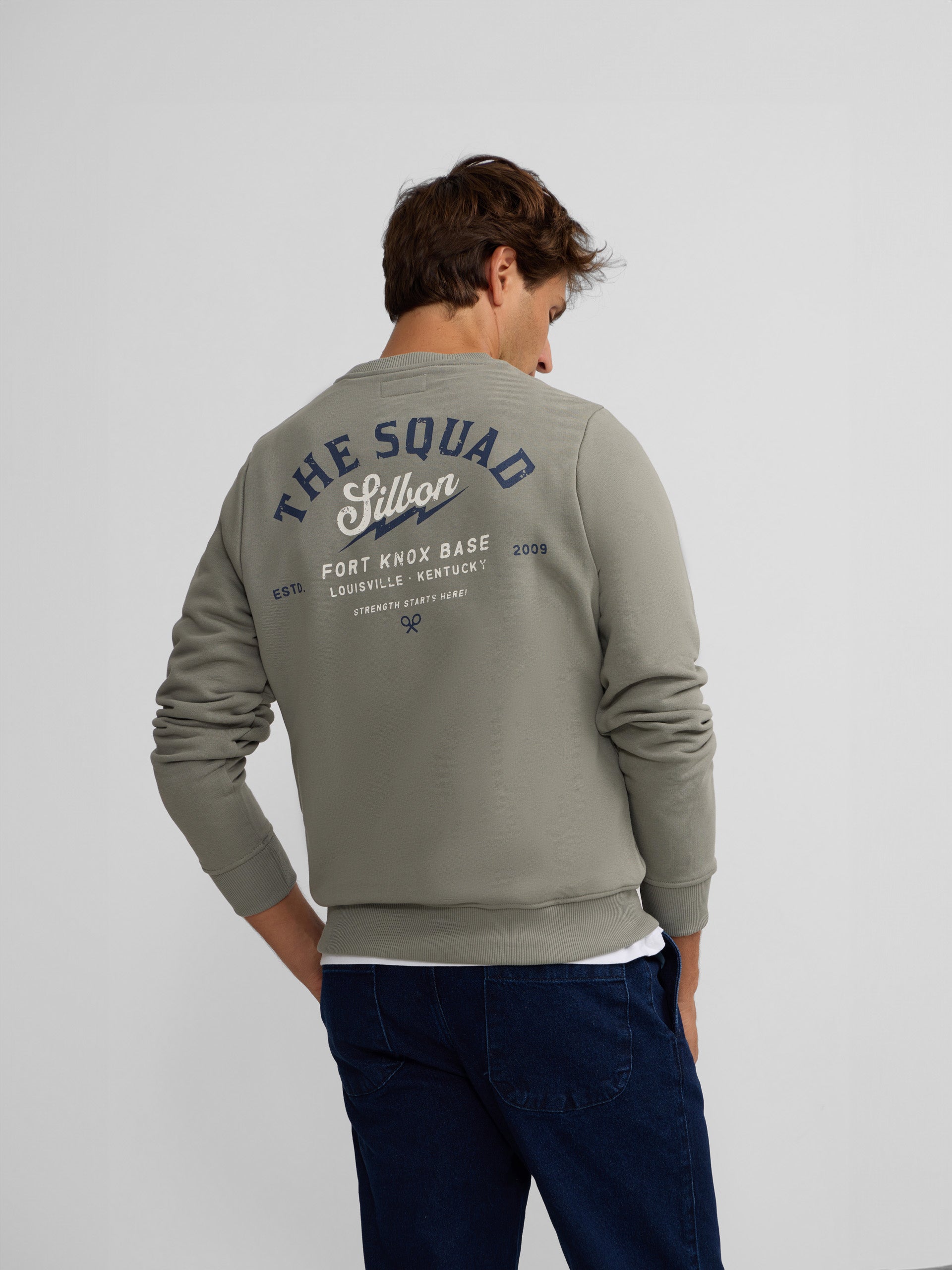 Sweatshirt The Silbon Squad caqui