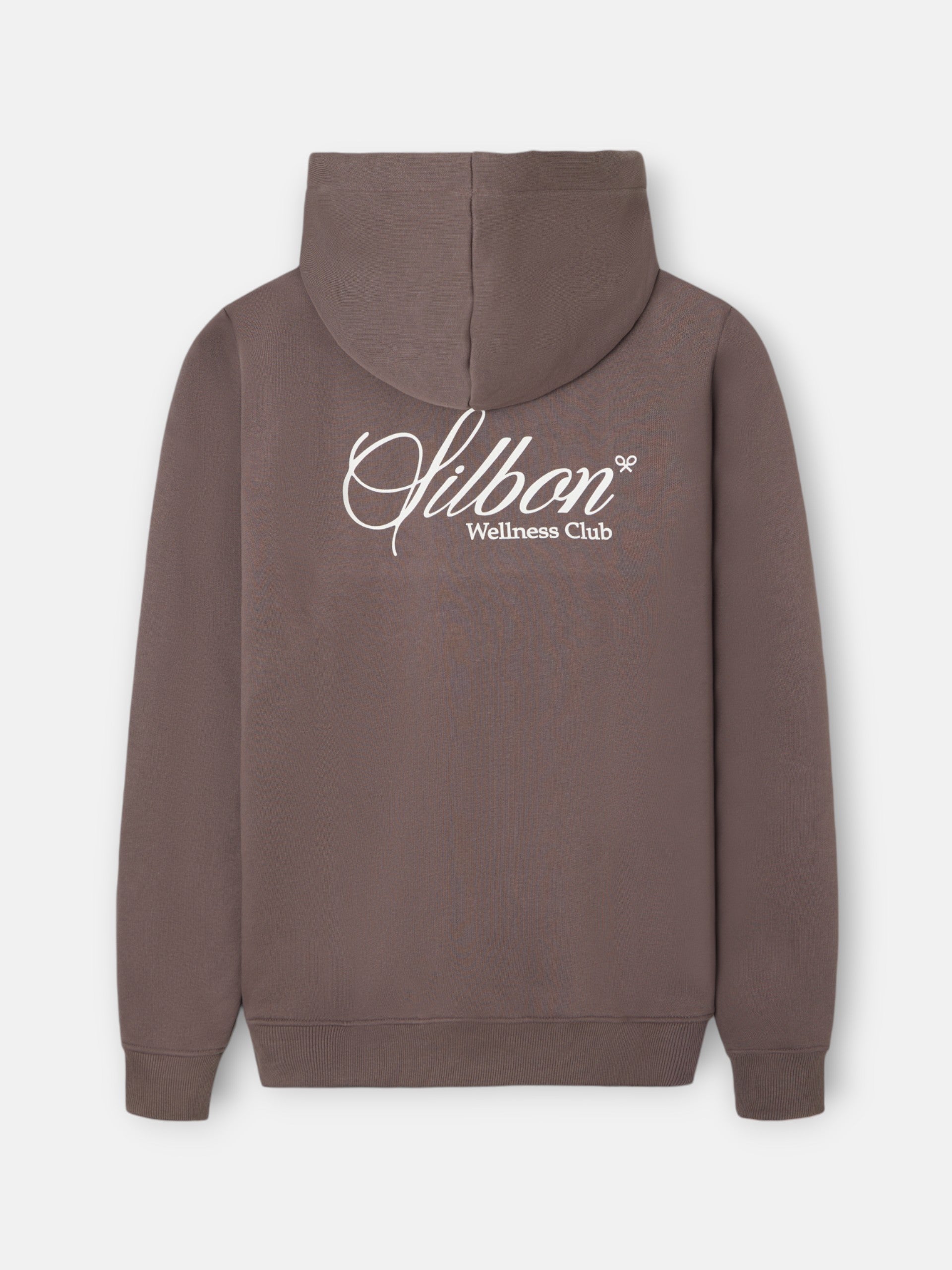 Wellness club brown hoodie sweatshirt