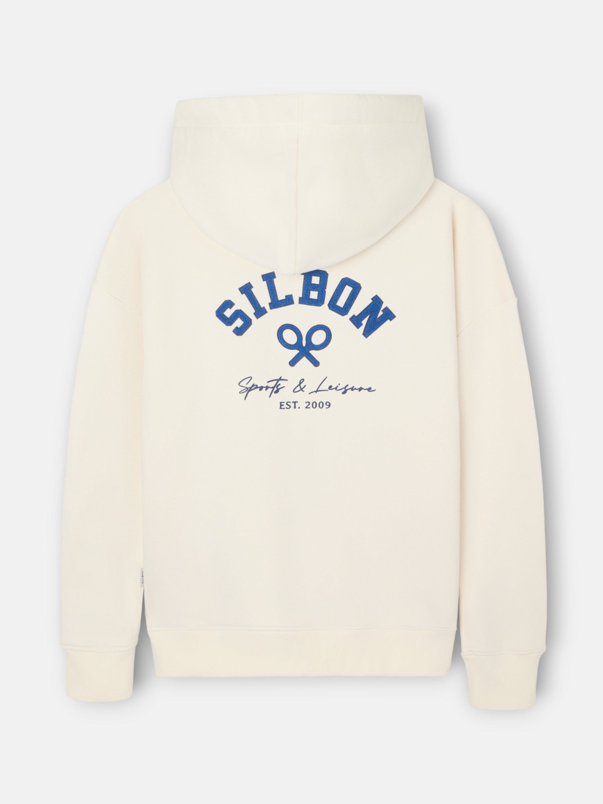 Sudadera hoodie relaxed fit leisure crema