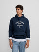 Silbon Sports navy blue hoodie sweatshirt