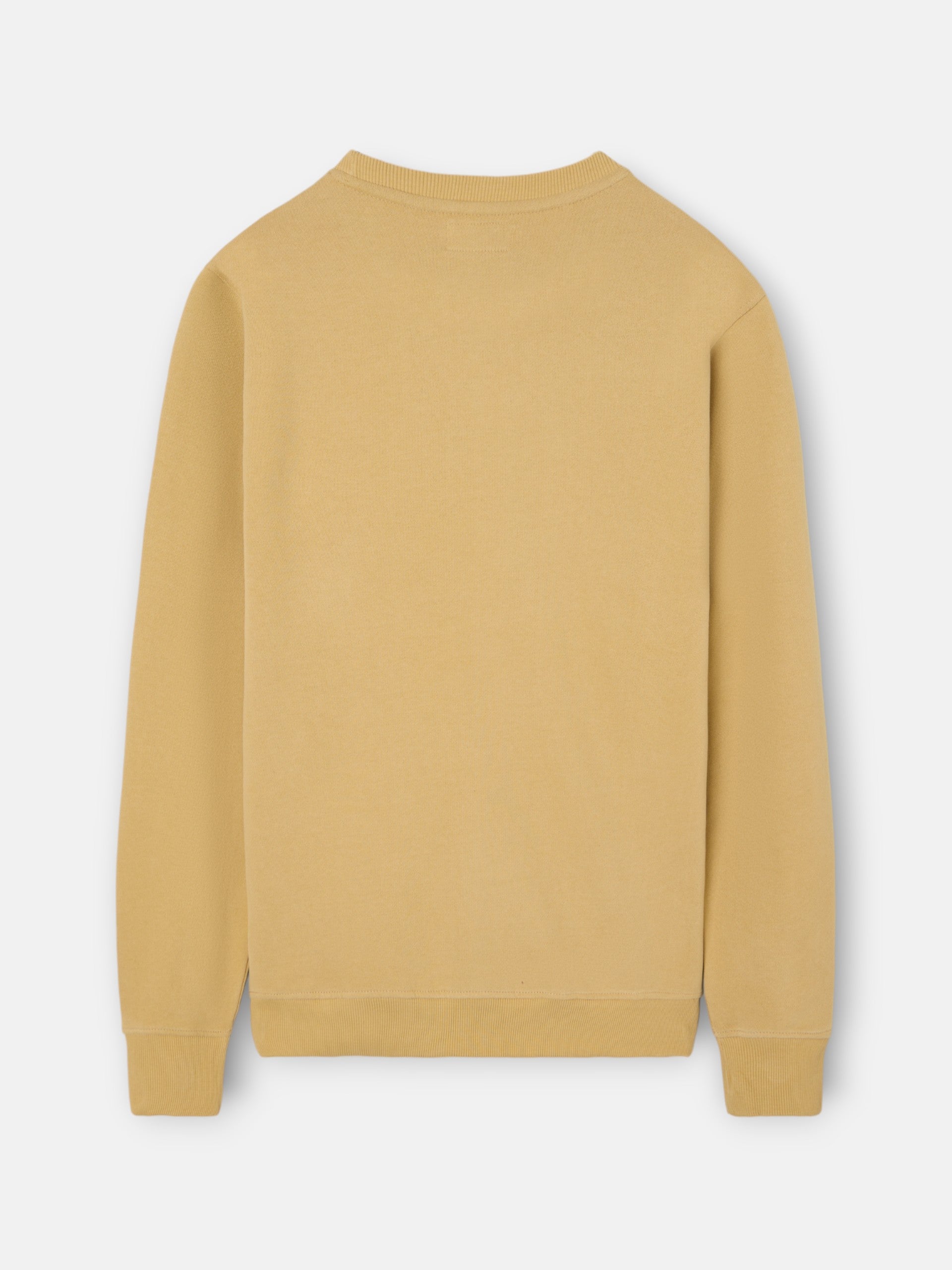 Sweat-shirt Silbon avec mini logo moutarde