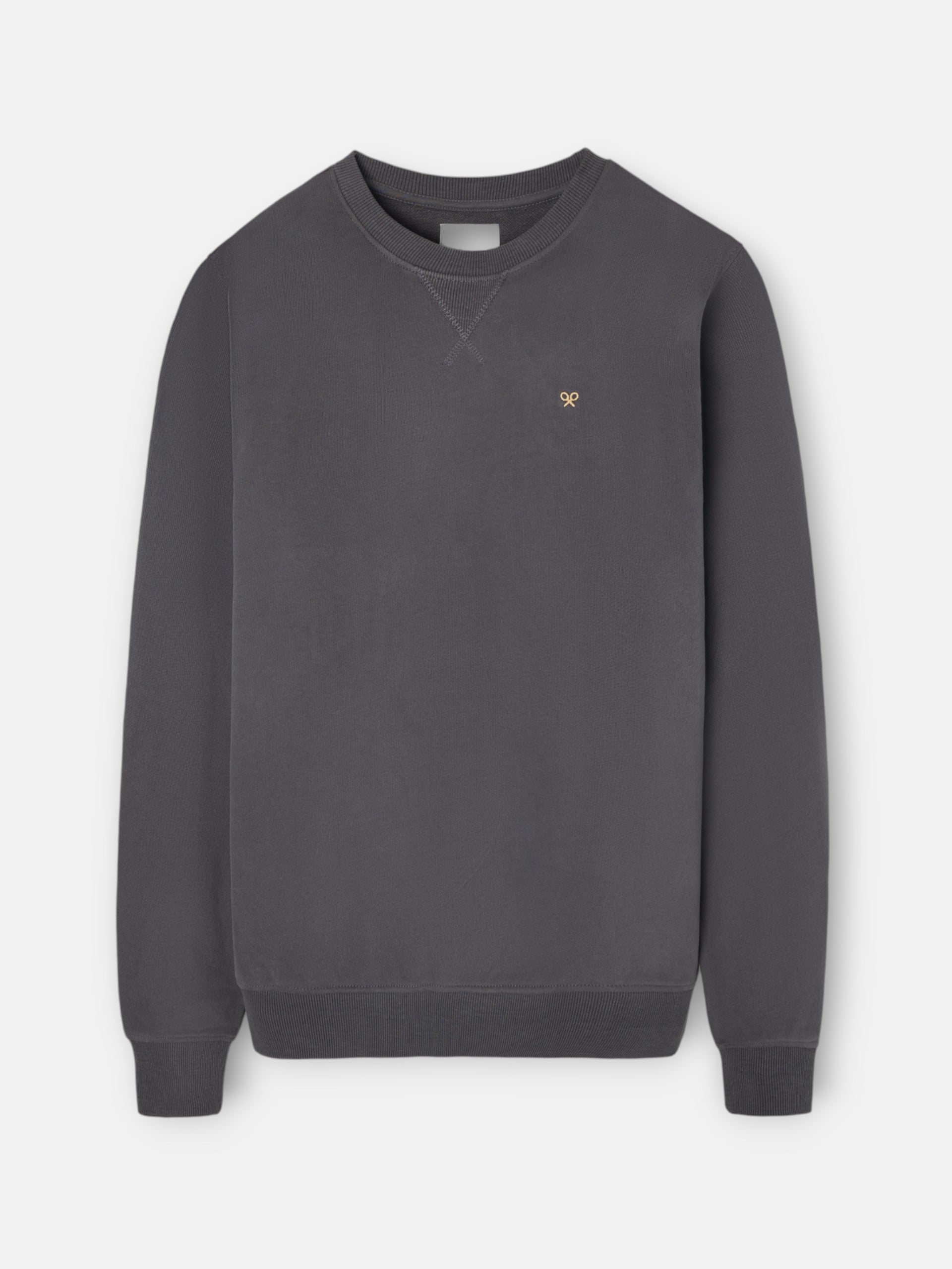 Dark gray silbon mini logo sweatshirt