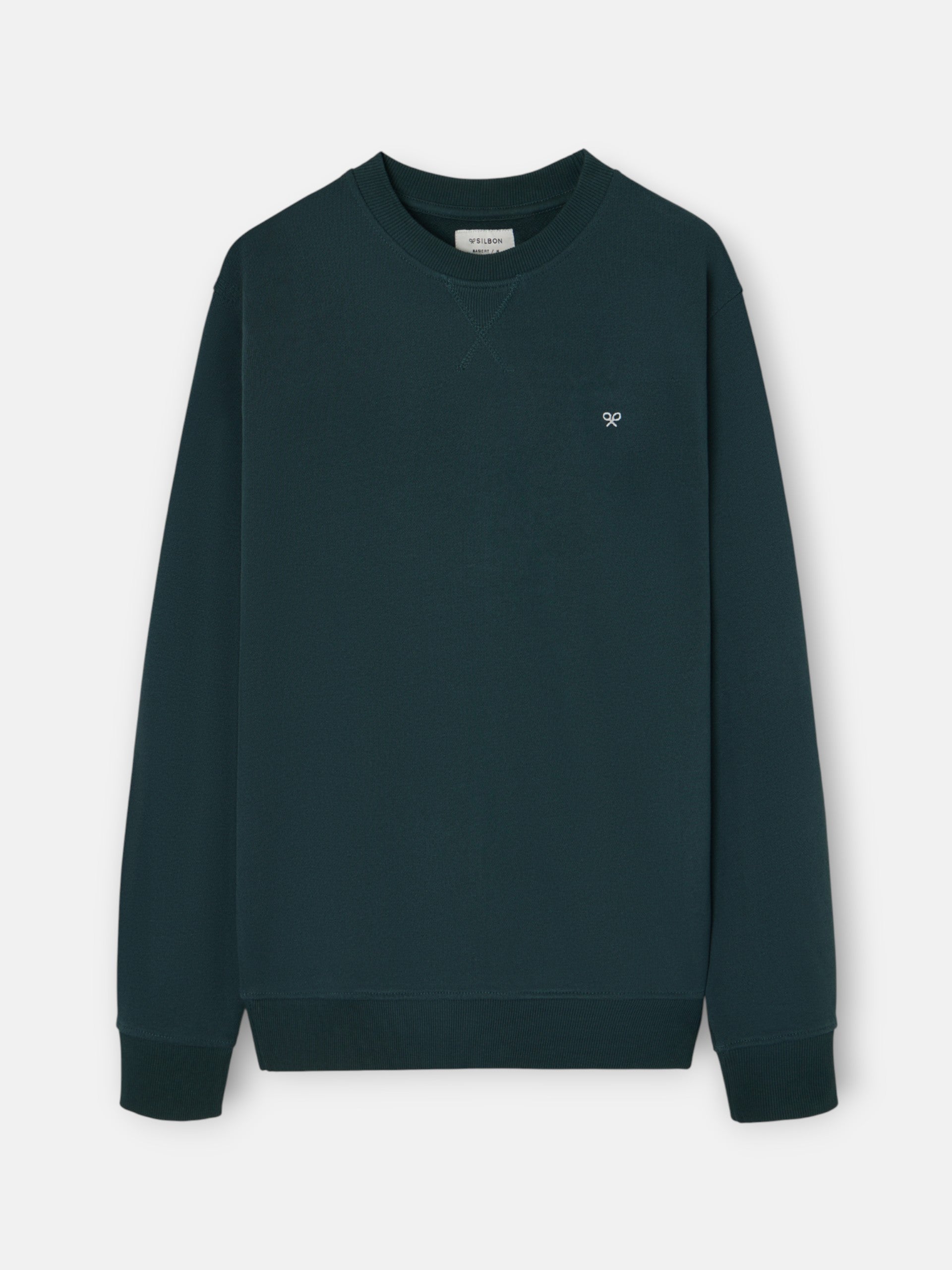 Silbon Mini Logo Dark Green Sweatshirt