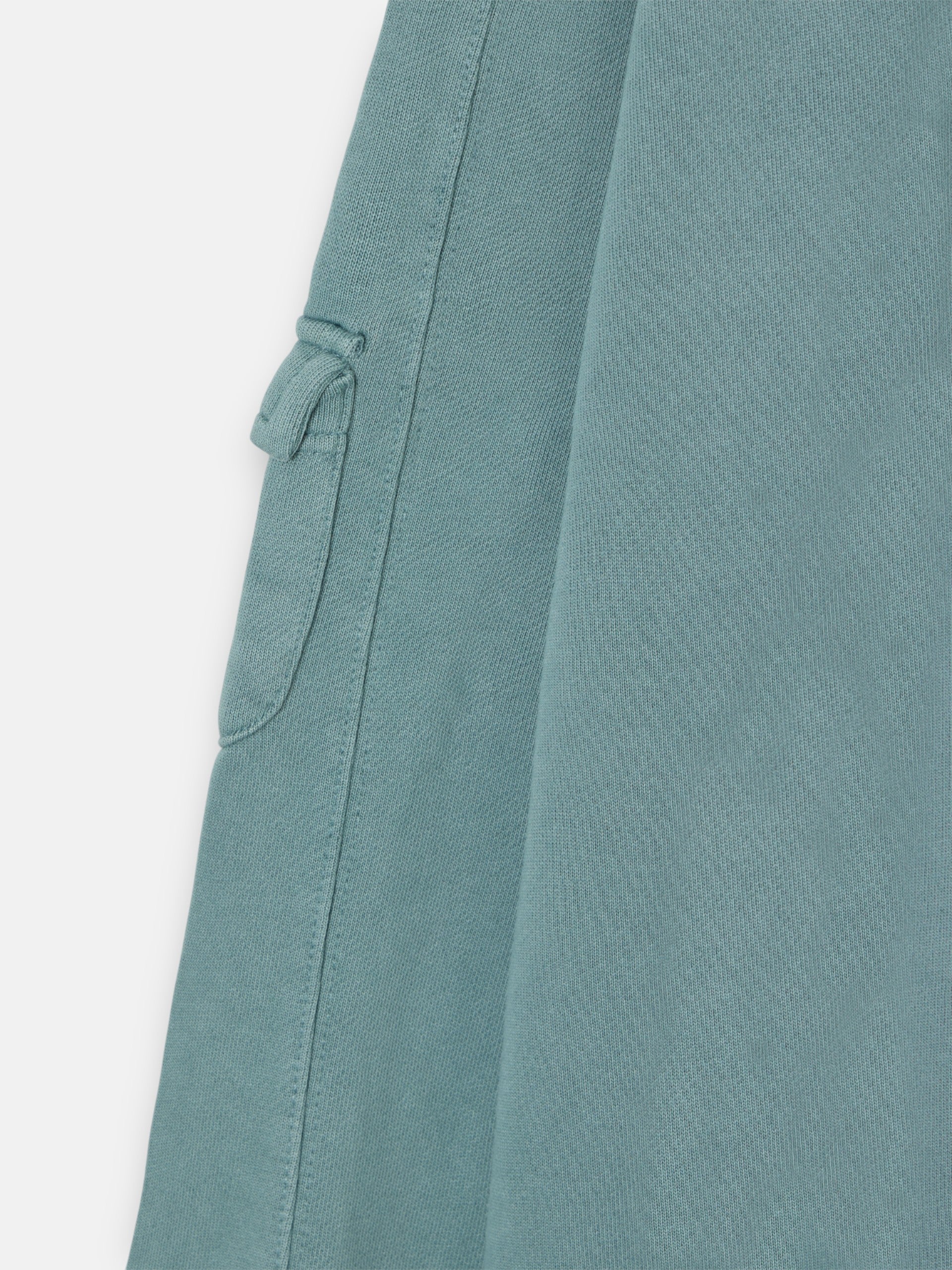 Sweatshirt relaxed fit logo garment dye cinzento azul