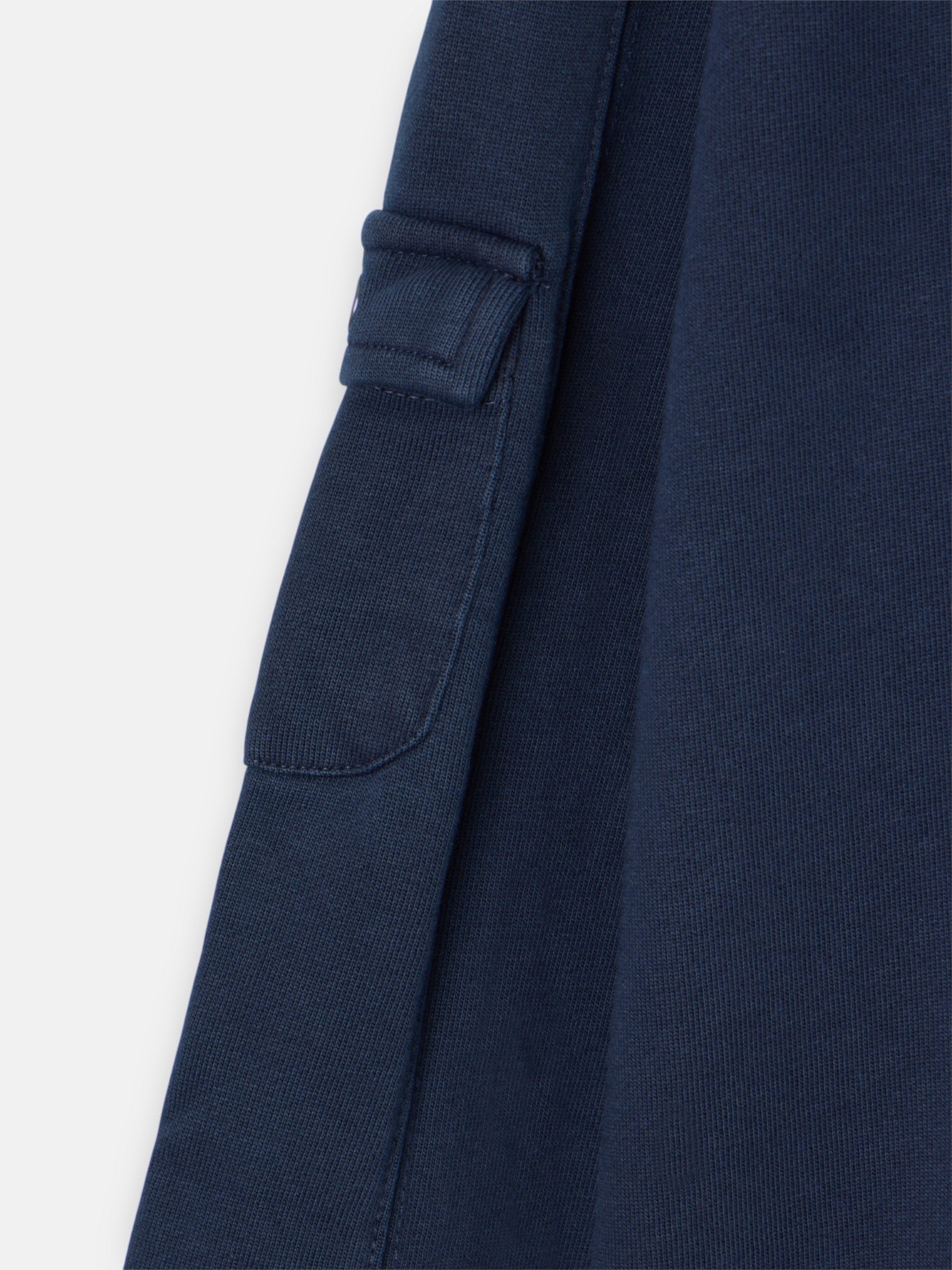 Sweatshirt relaxed fit logo garment dye azul-marinho