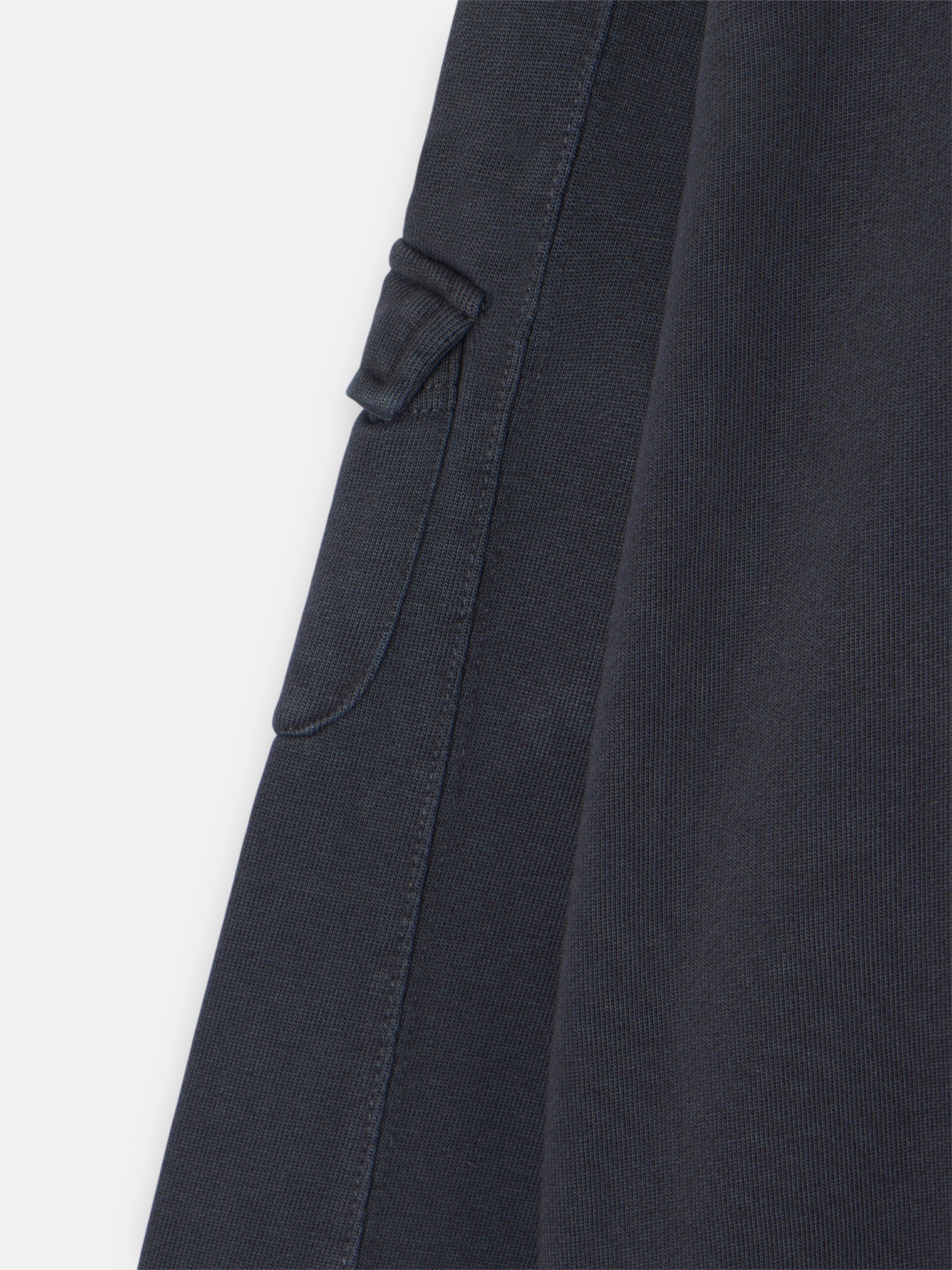 Sudadera relaxed fit logo garment dye gris