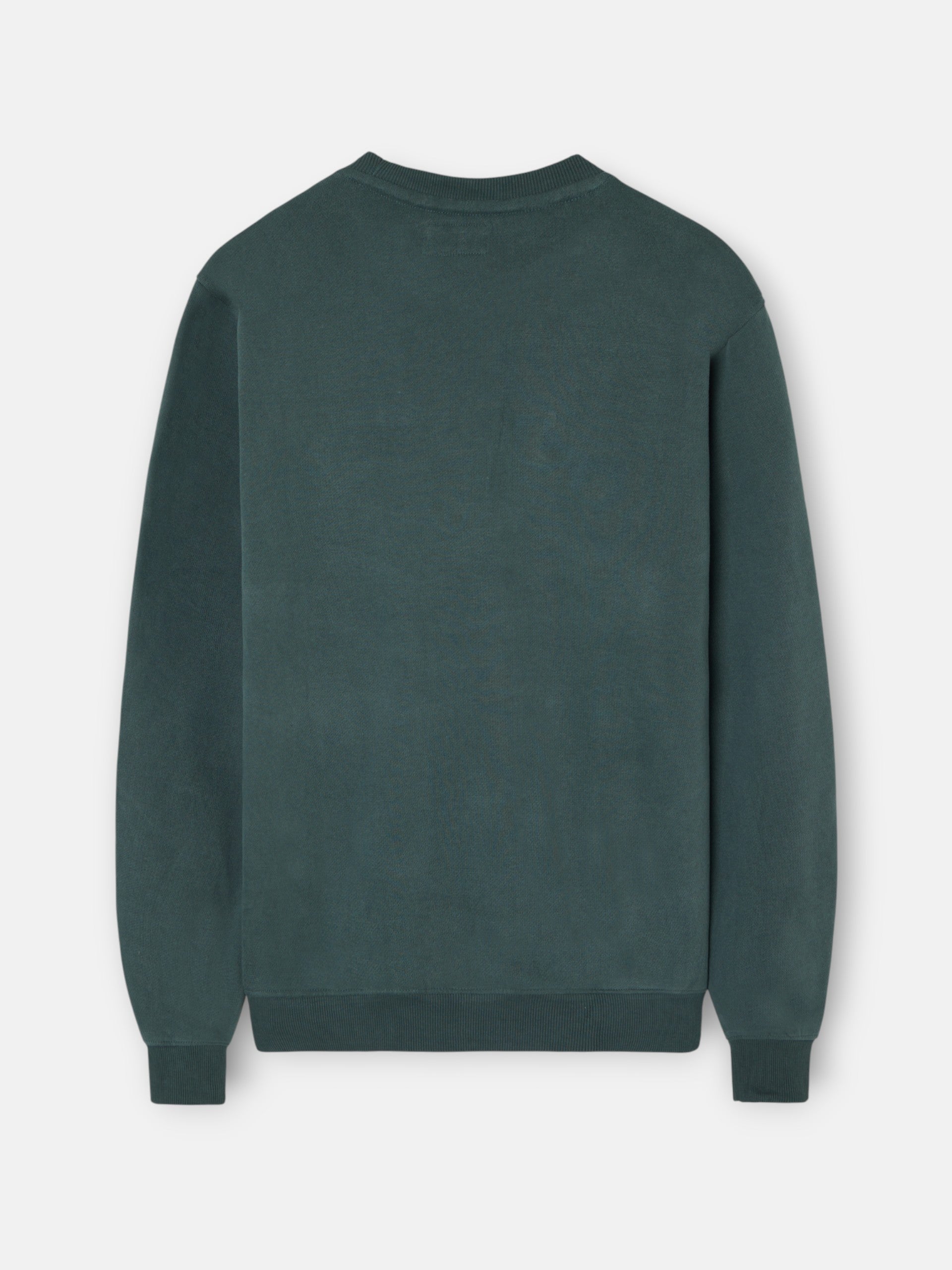 Dark green corduroy medium-length racket sweatshirt