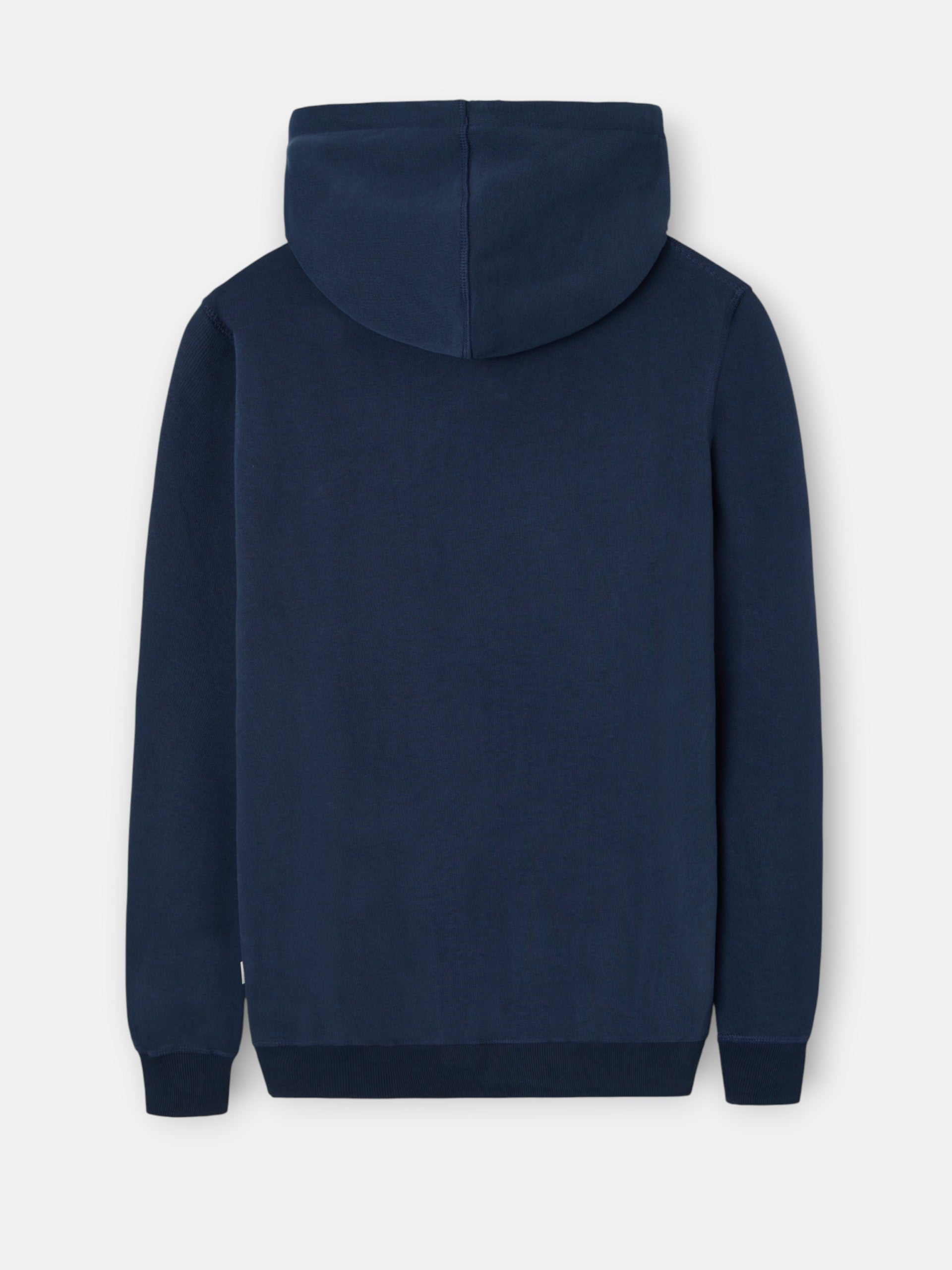 Sweatshirt hoodie com cordão étnico azul-marinho