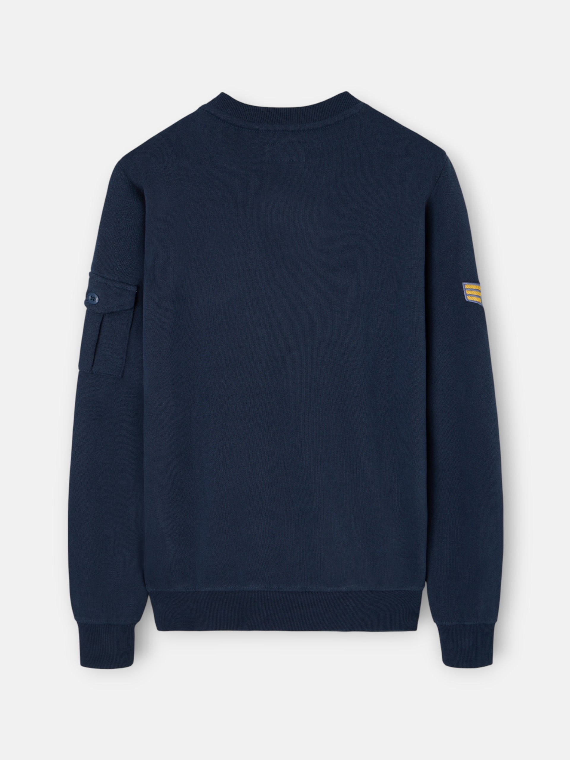 Sudadera parches military marino