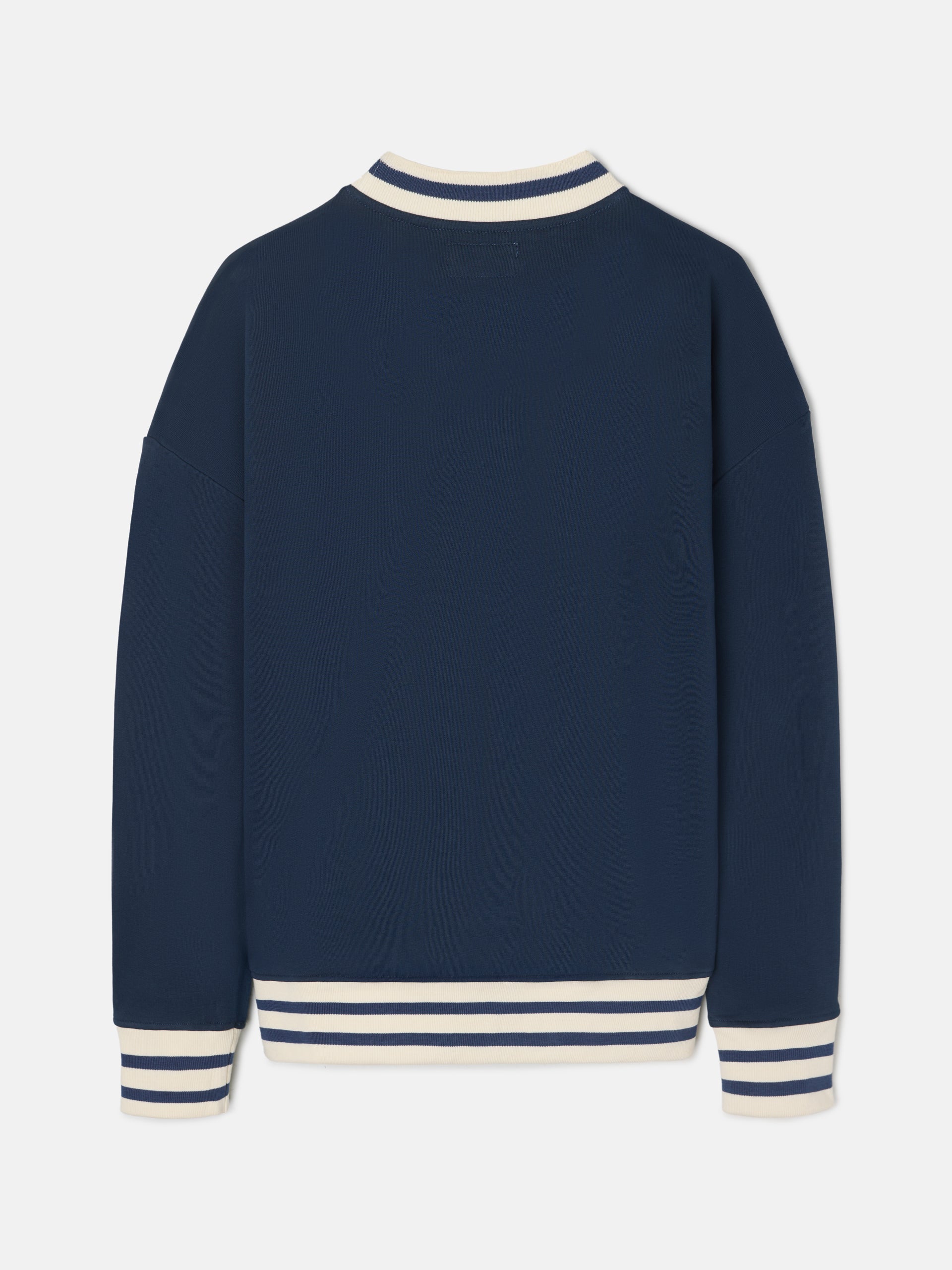 Sweatshirt relaxed fit Ivy League azul-marinho