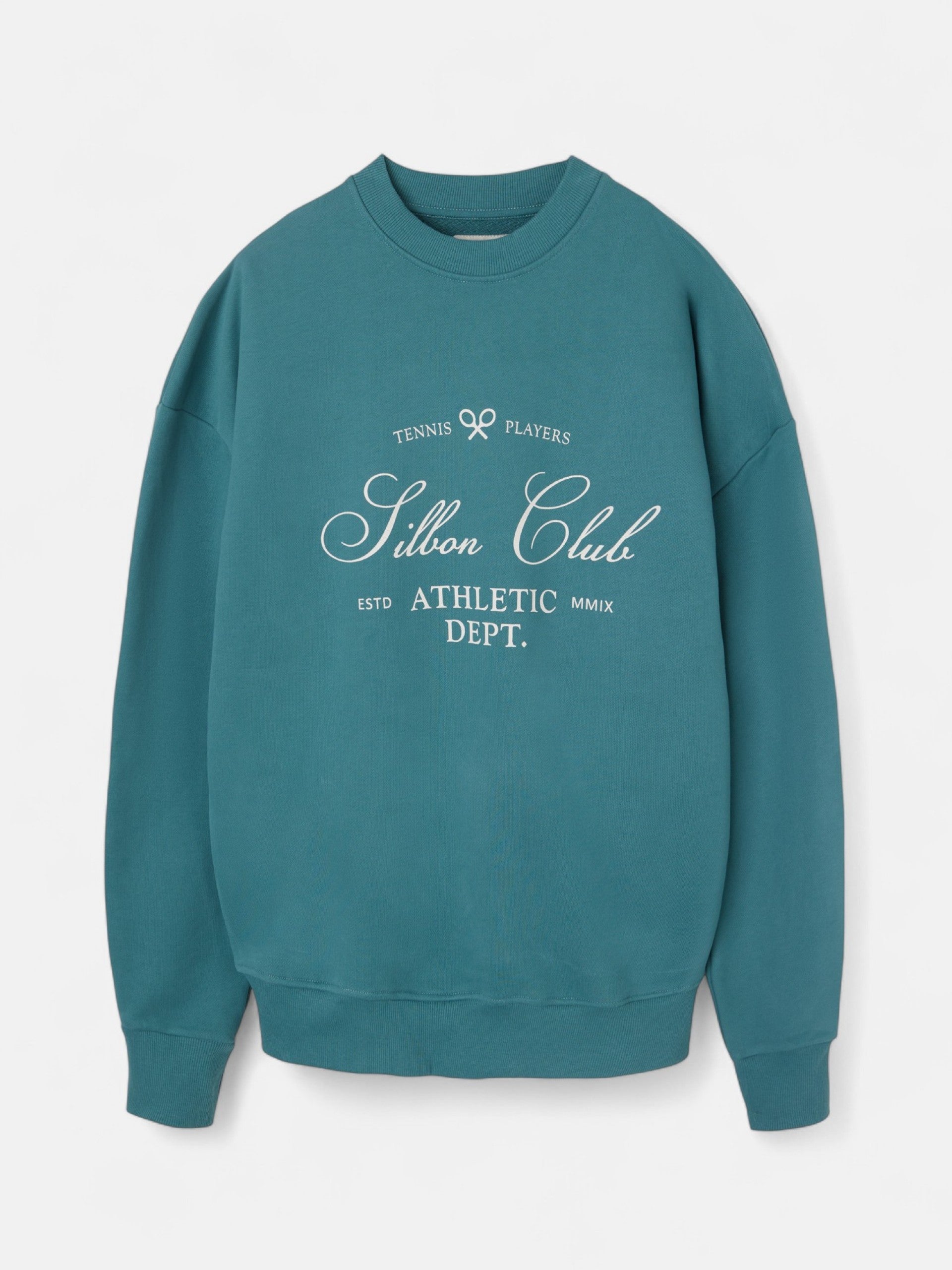 Sweat-shirt coupe spéciale Silbon Club Petroleo