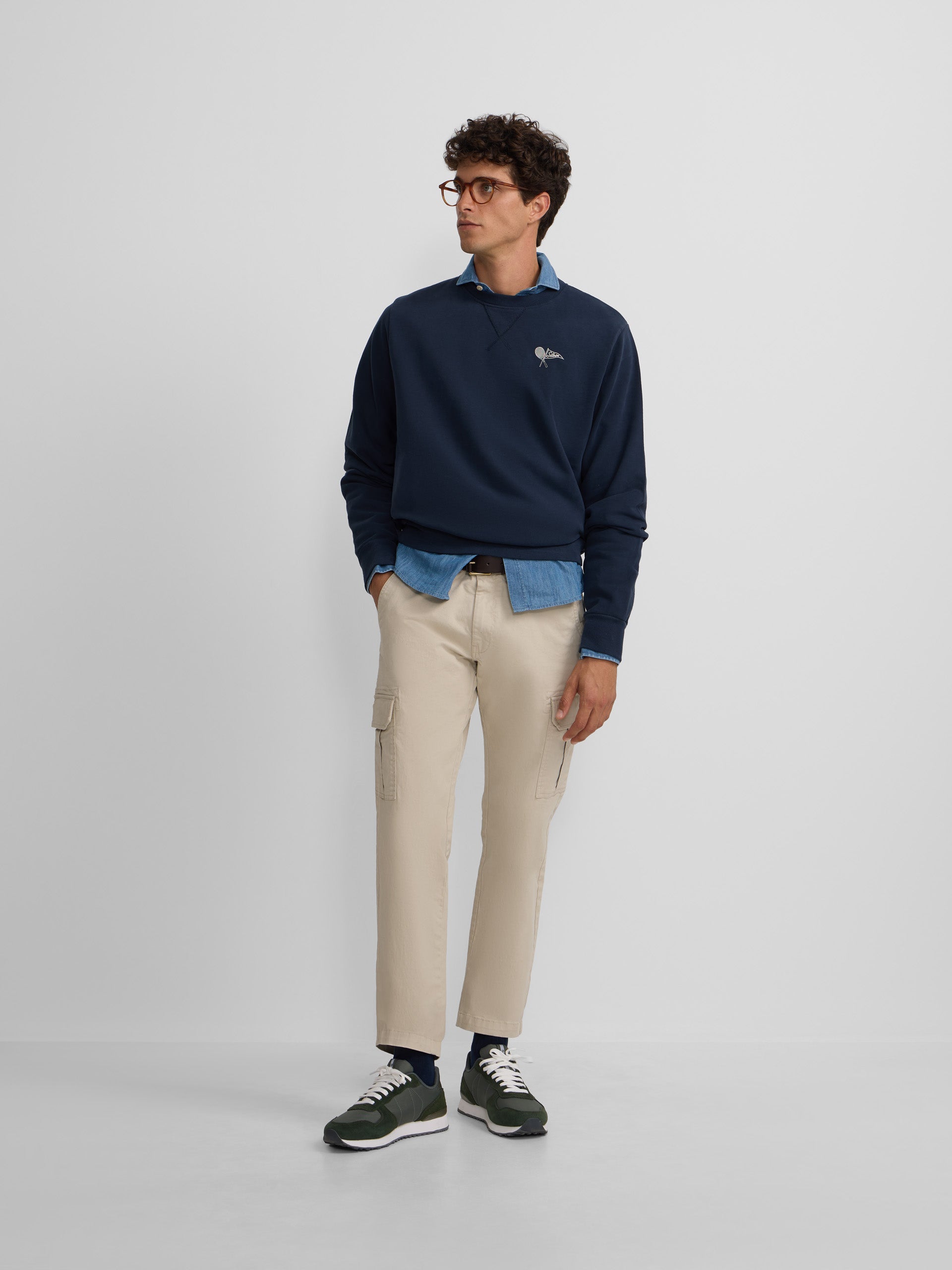 Sweatshirt athletic dept. azul-marinho