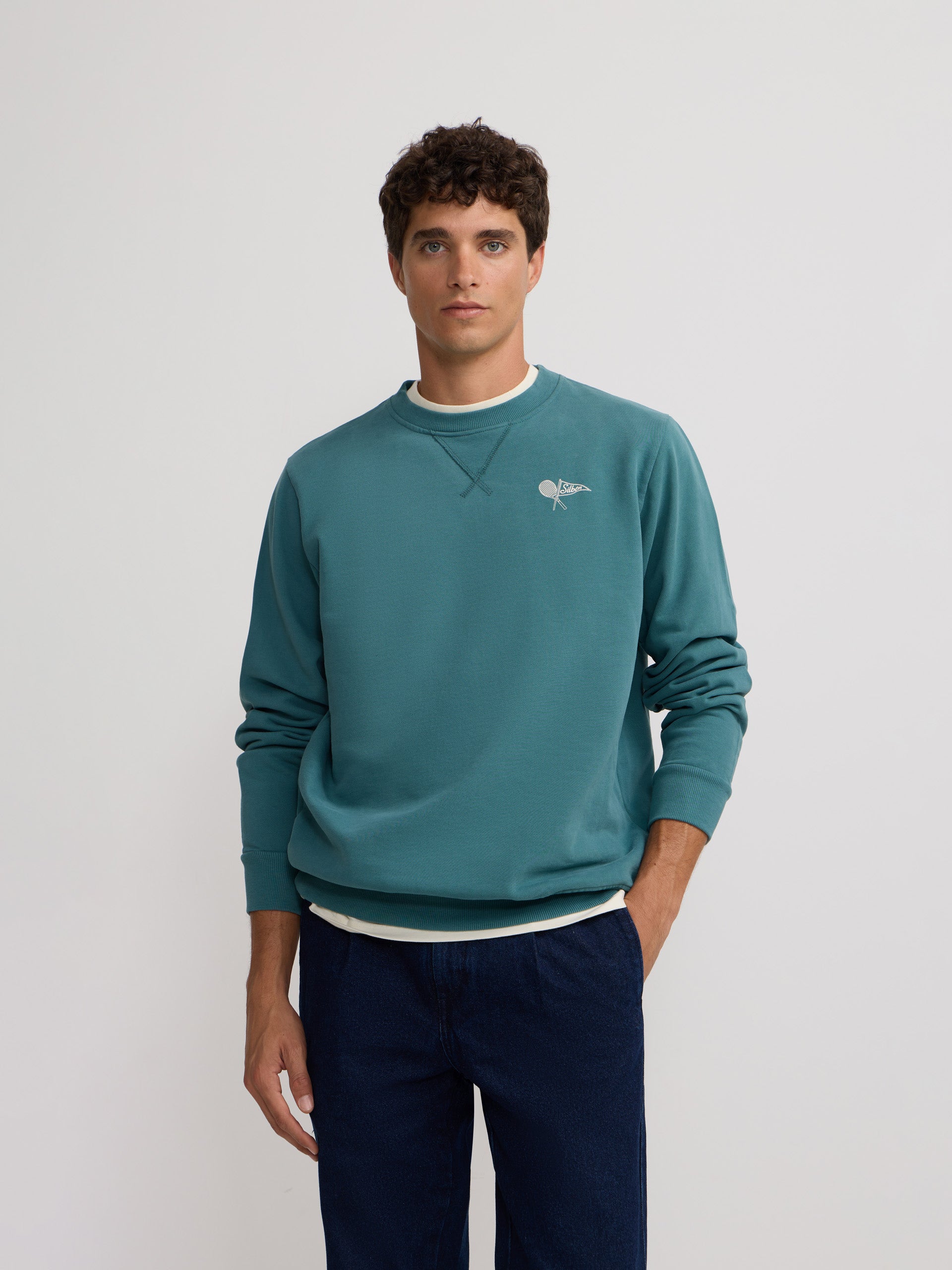 Sweatshirt athletic dept. petróleo