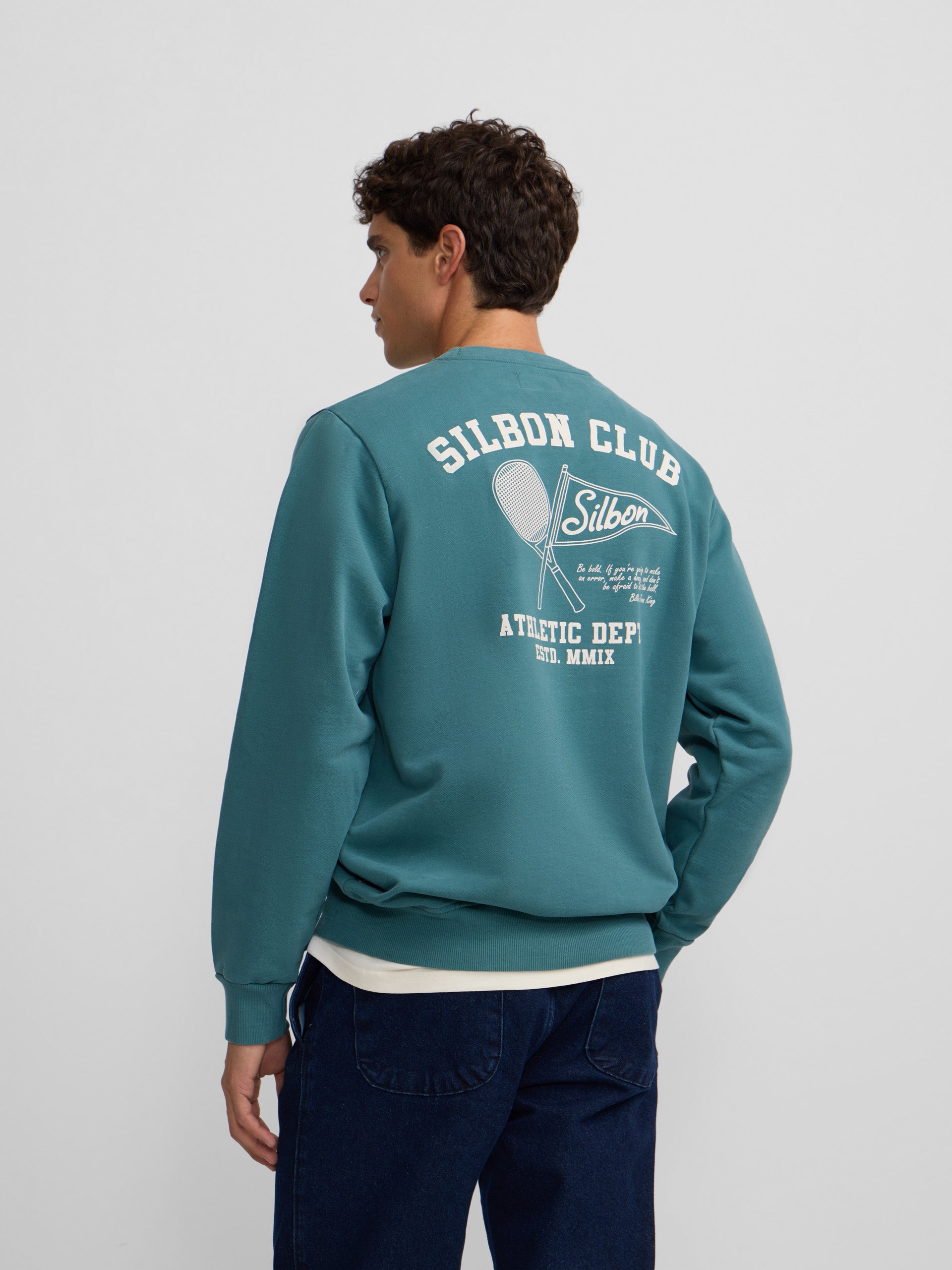 Sweatshirt athletic dept. petróleo