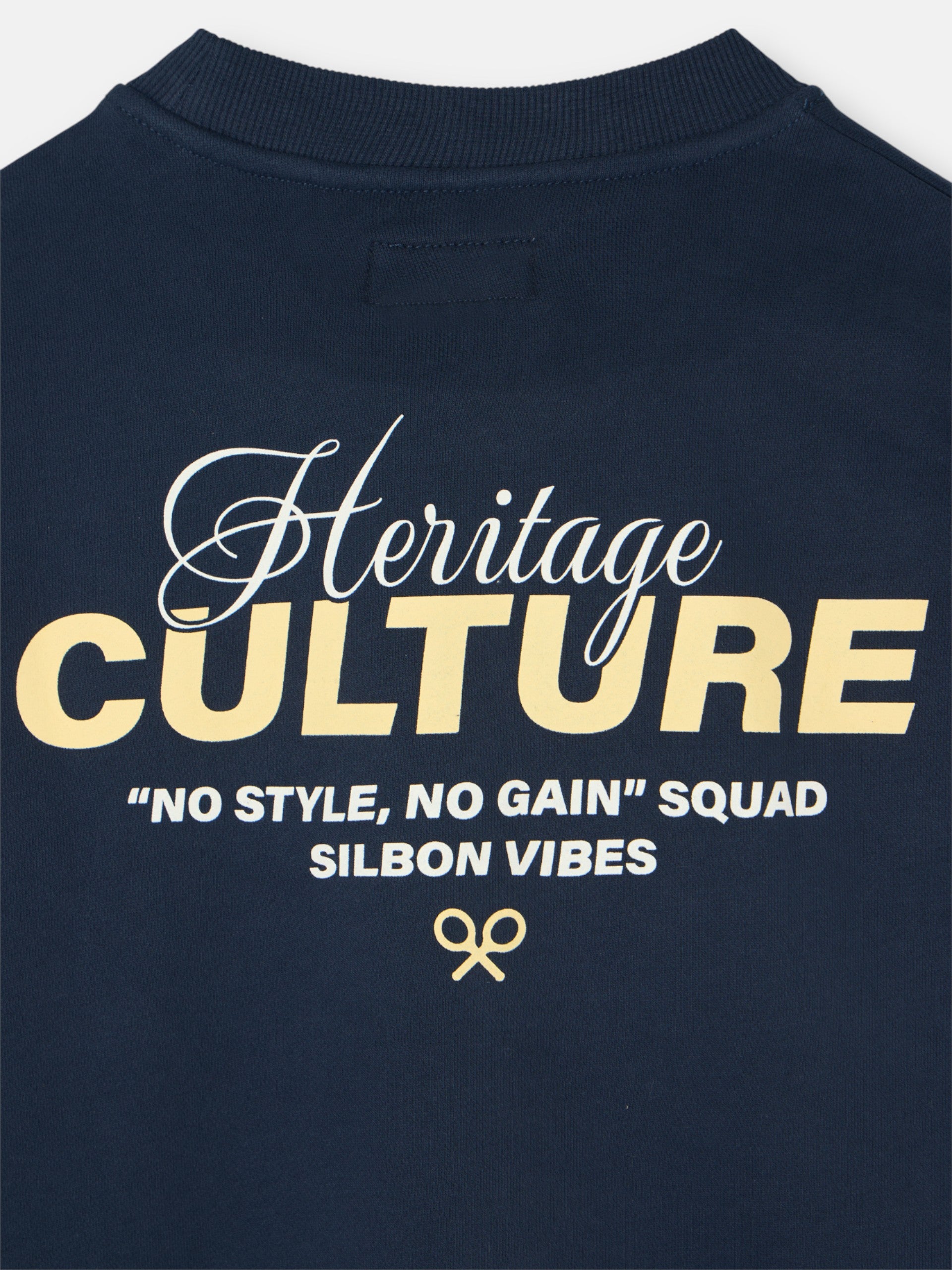 Sweatshirt relaxed fit culture azul-marinho