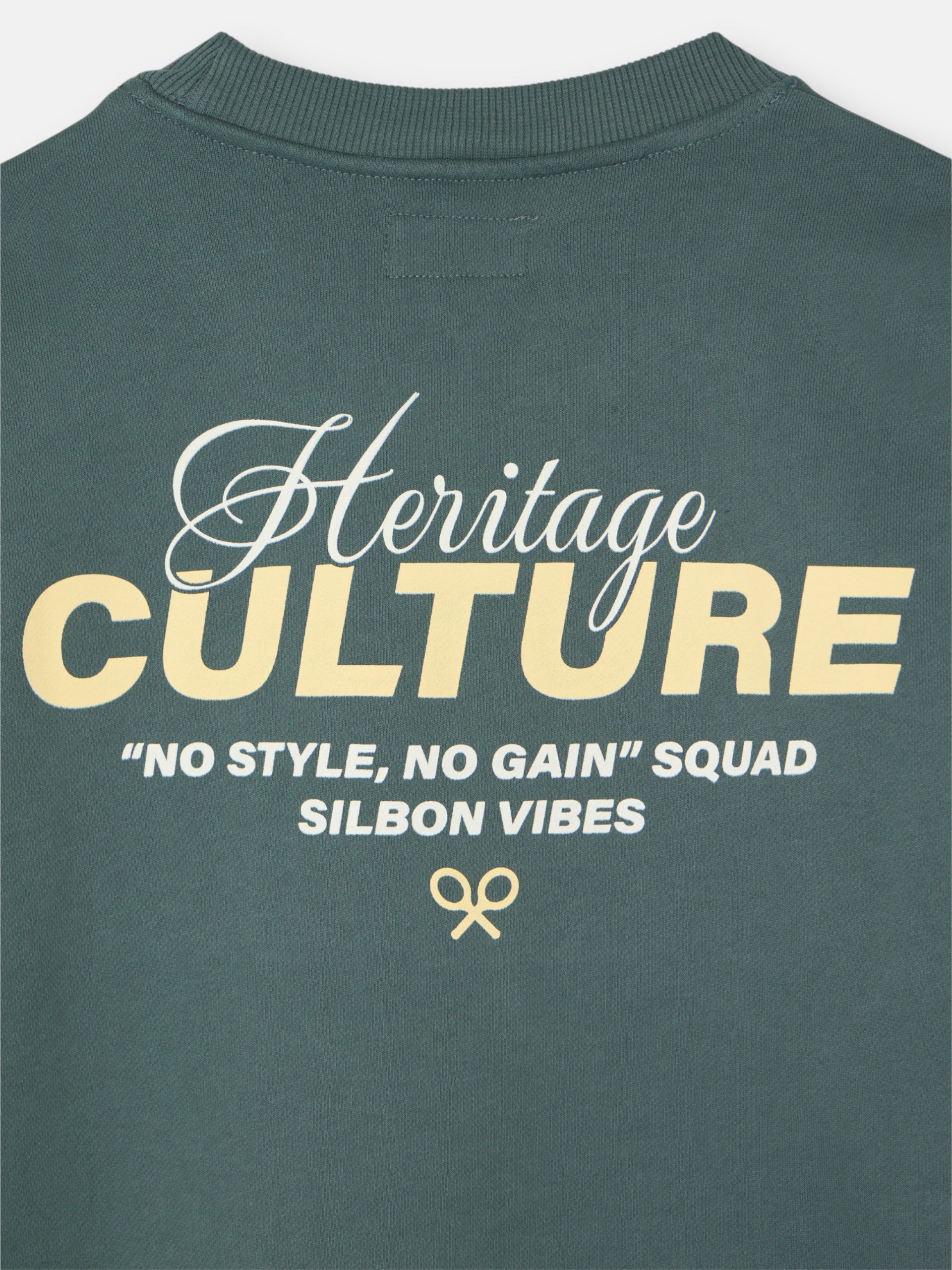 Sweatshirt relaxed fit culture verde