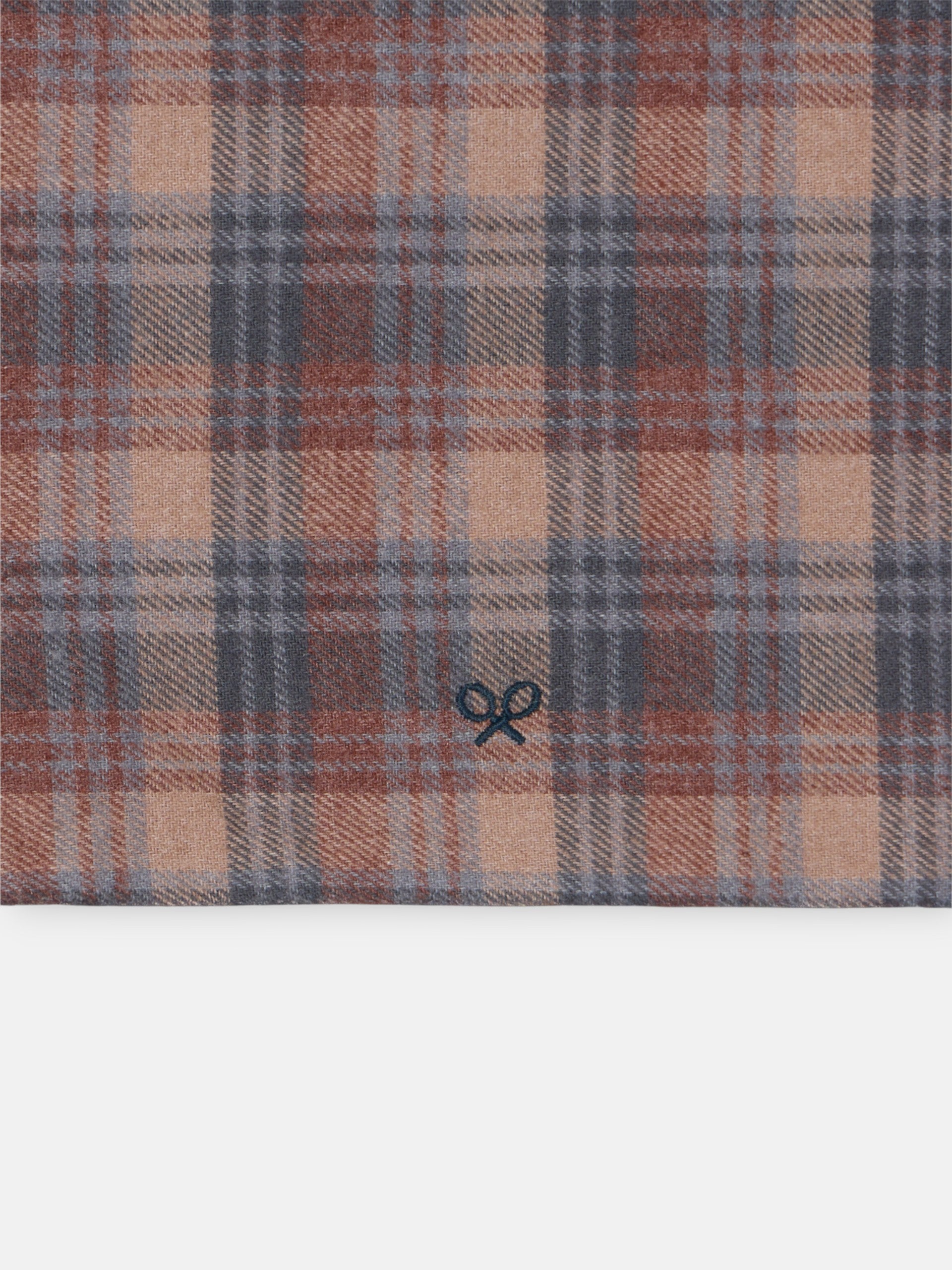 brown grey tartan plaid pajamas