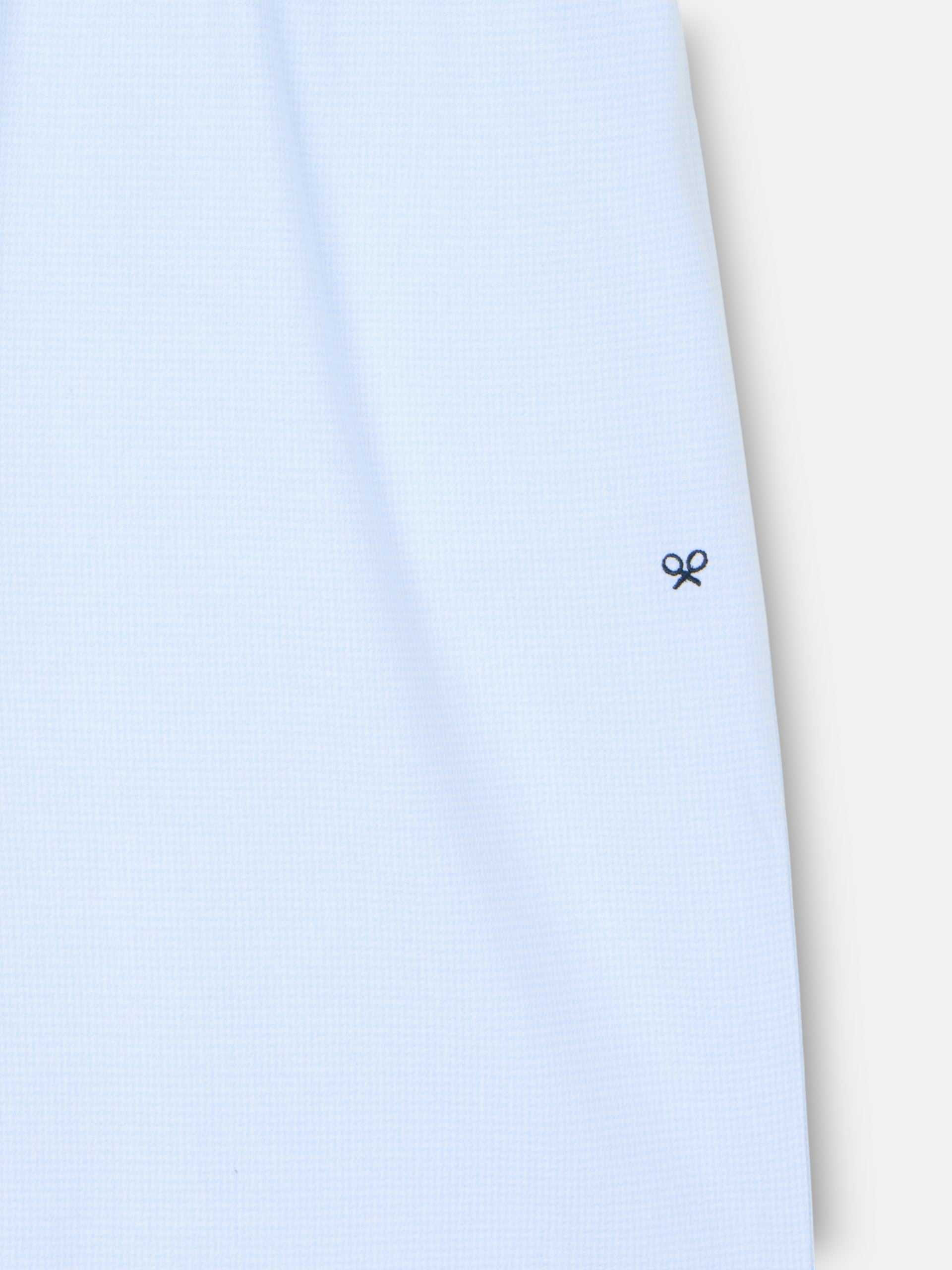 Pijama infantil camisola padrão pata de galo azul celeste