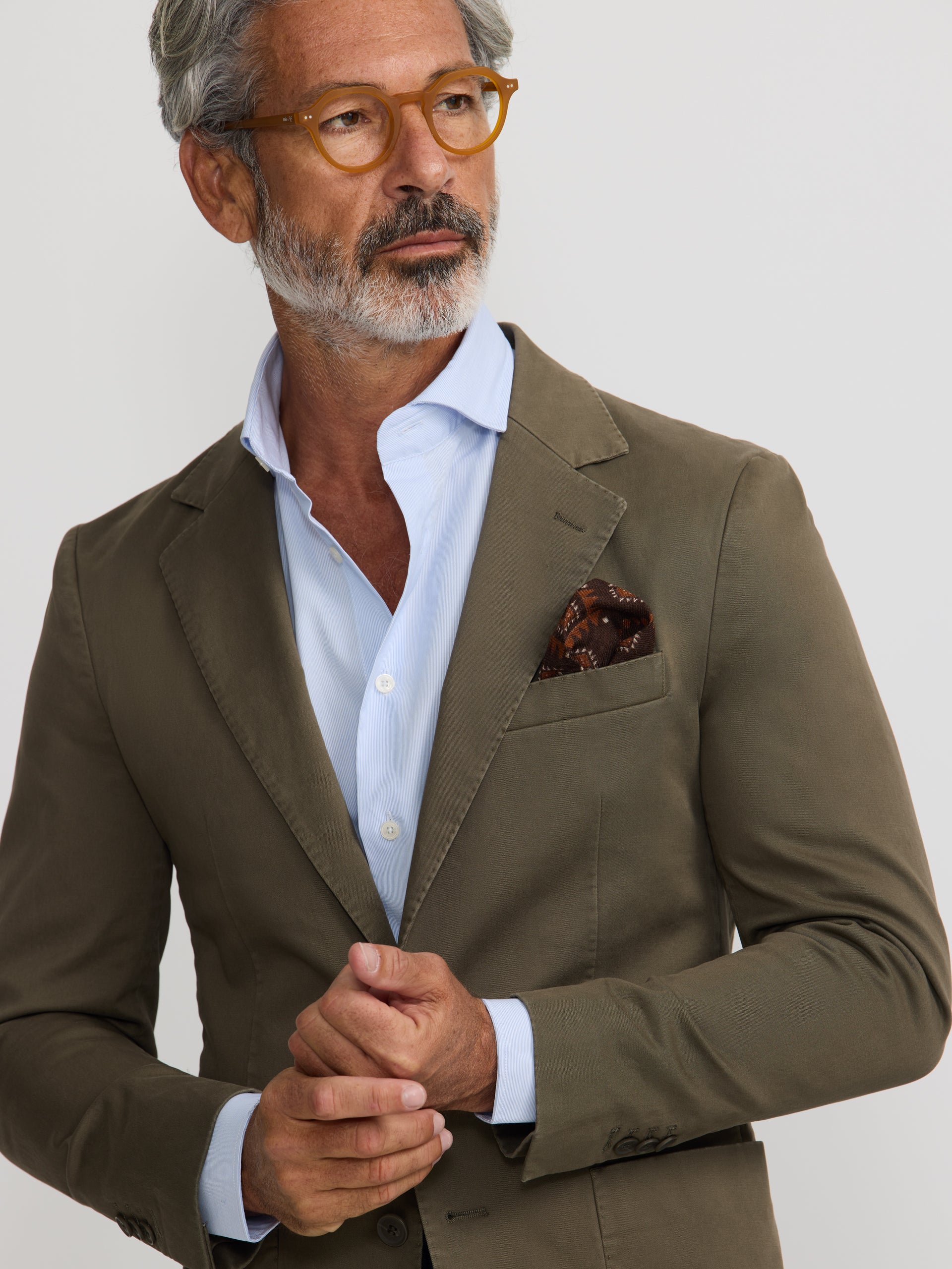 Americana casual khaki