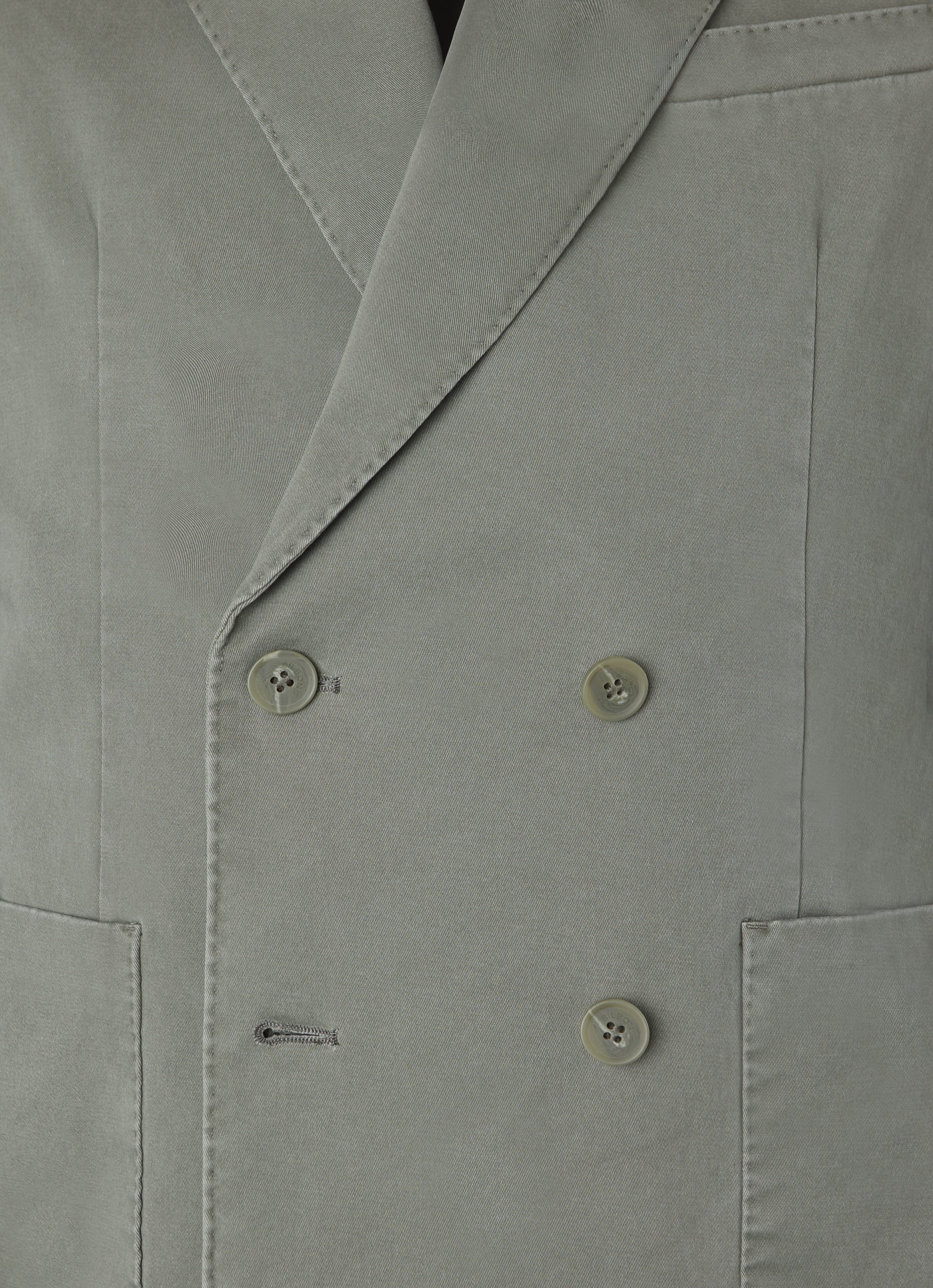 Blazer casual cruzado verde