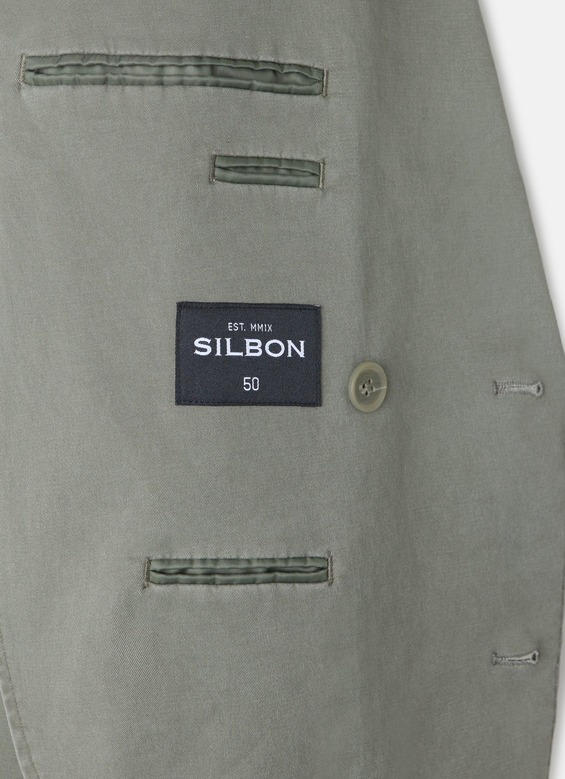 Blazer casual cruzado verde