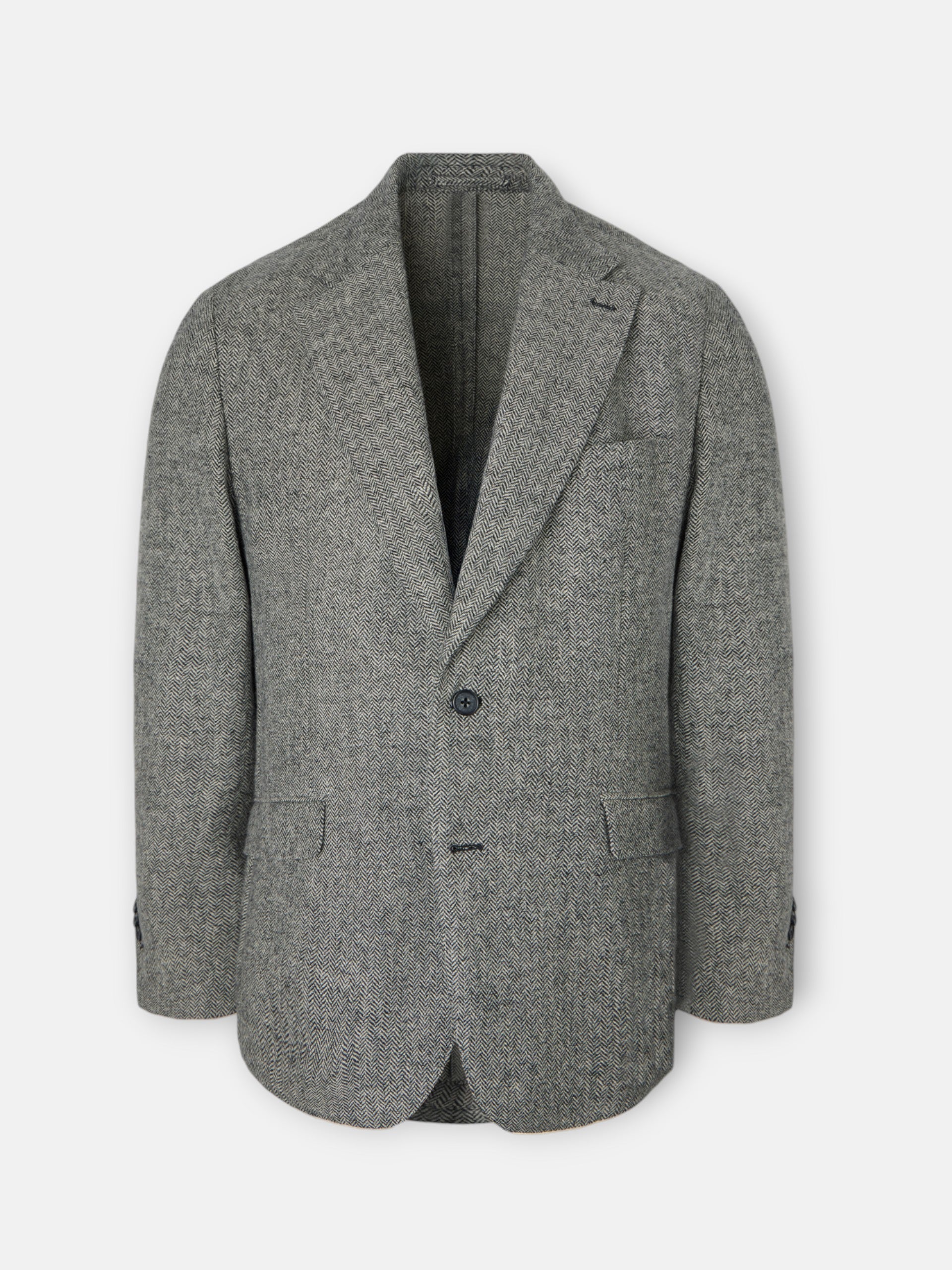 Blazer gris à chevrons