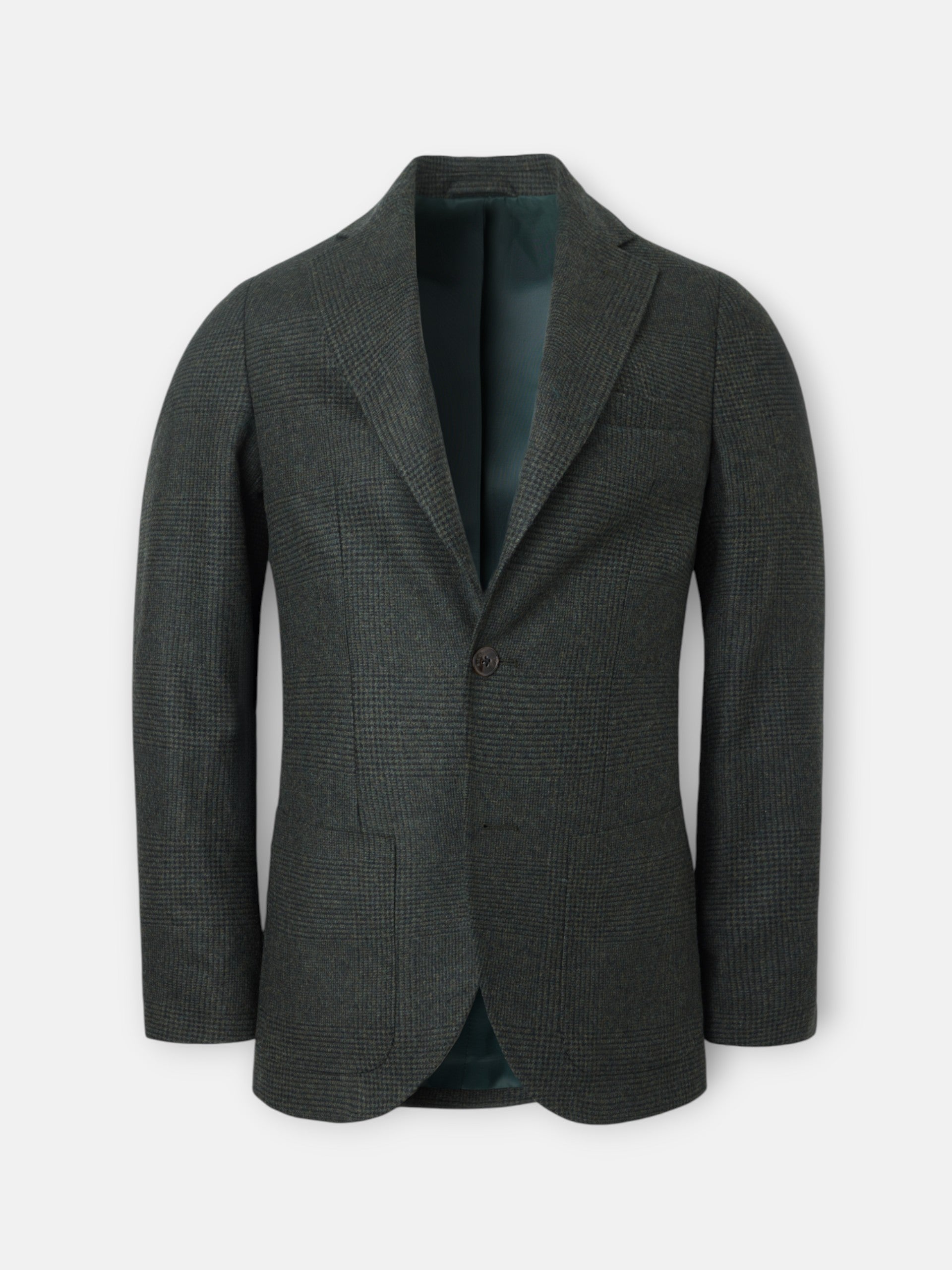 Green Prince of Wales check blazer