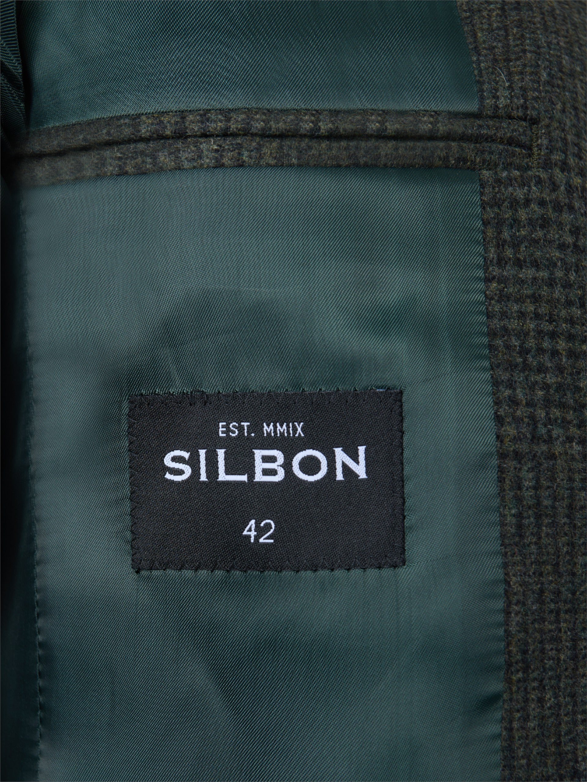 Green Prince of Wales check blazer