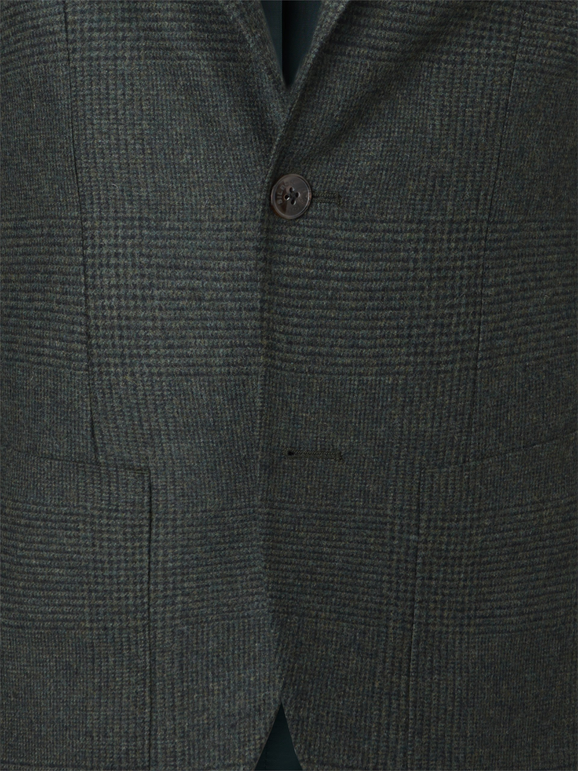 Blazer xadrez príncipe de Gales verde