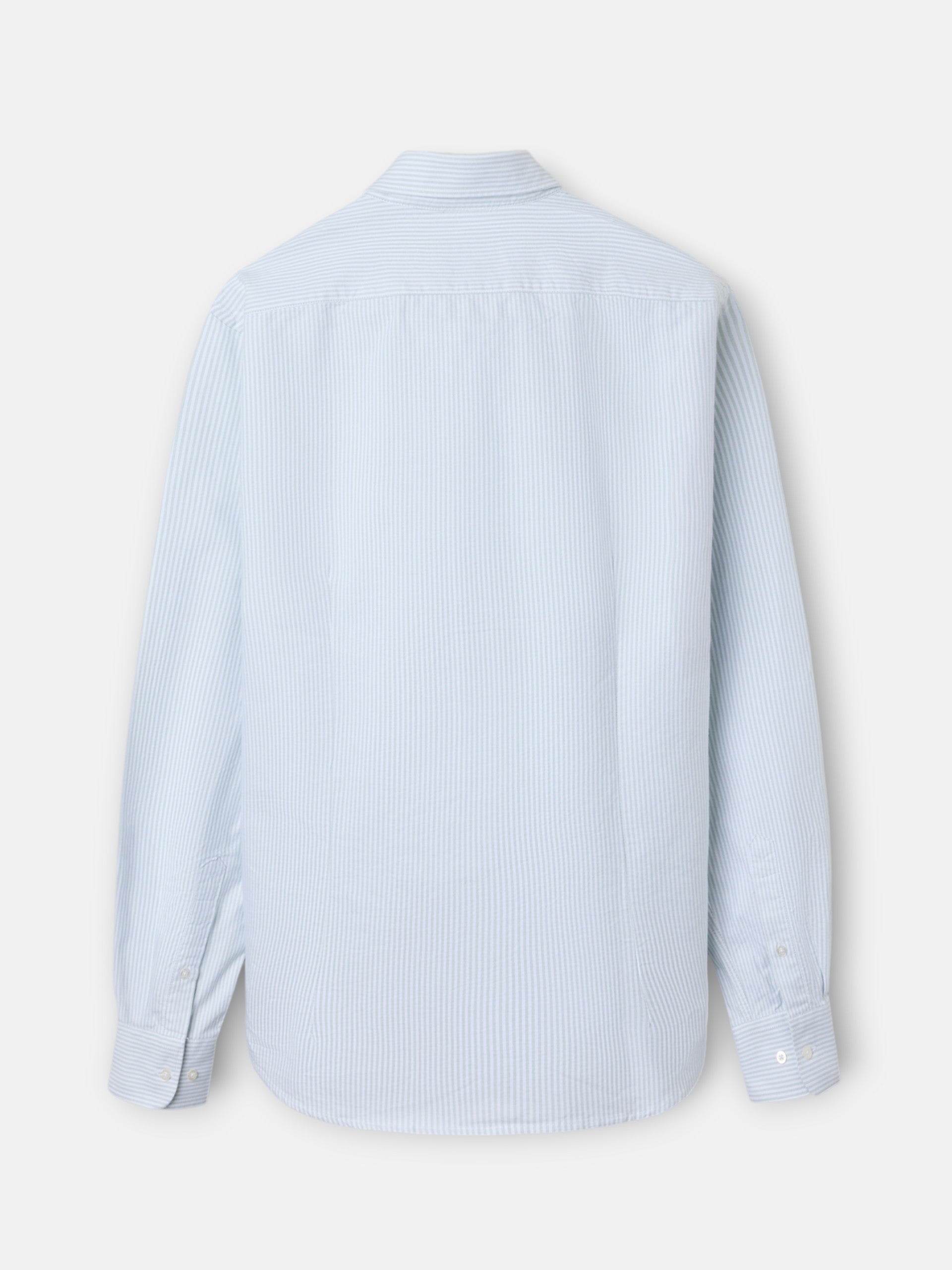 Camisa sport oxford raquete riscas verde