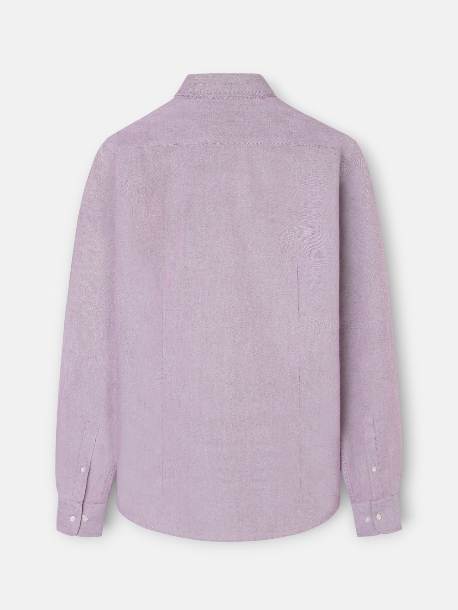 Chemise de sport Oxford bordeaux à motif raquette