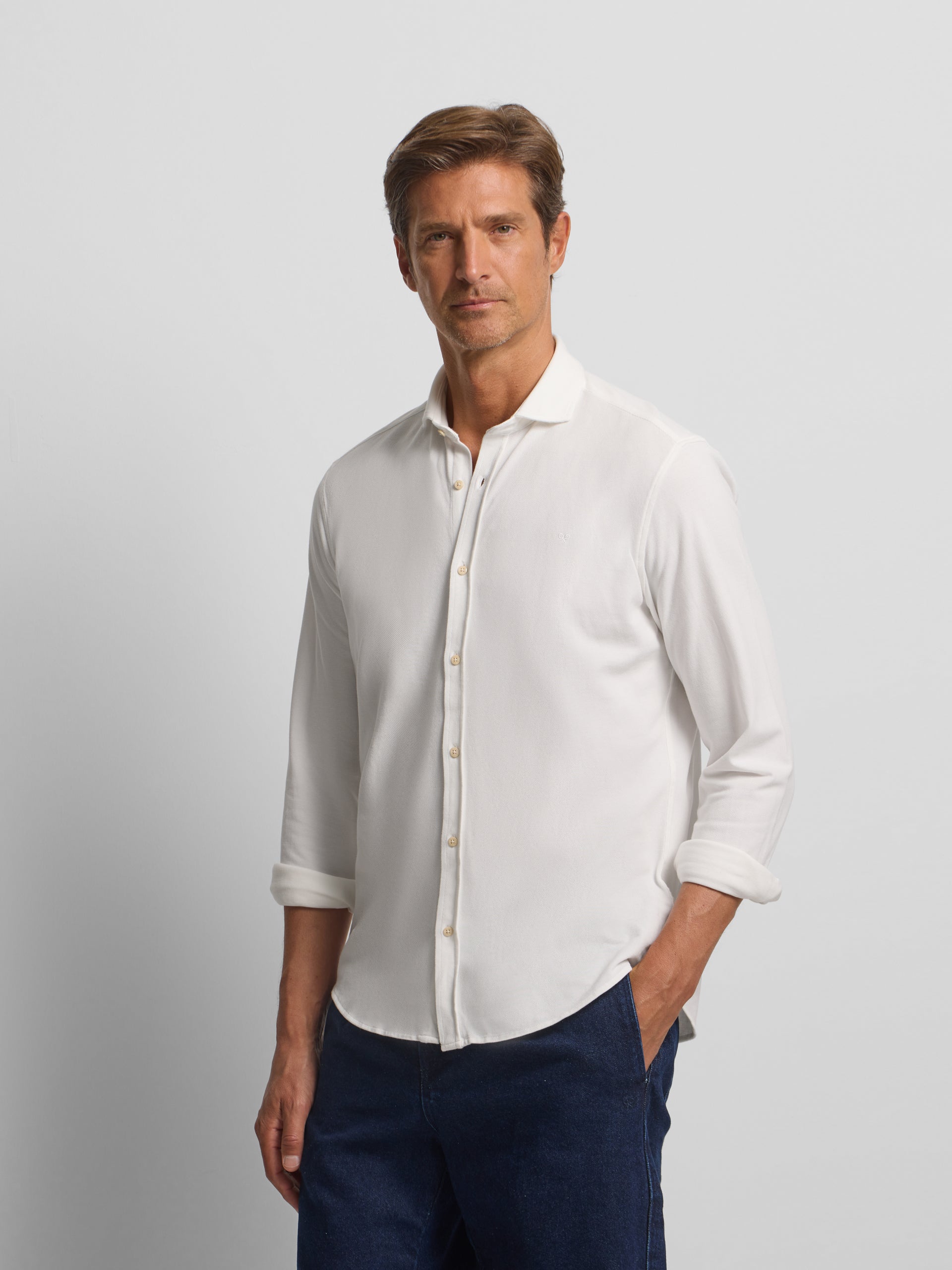 Silbon Sport Micropique Comfort Camisa Marina Para Hombre Silbon Para