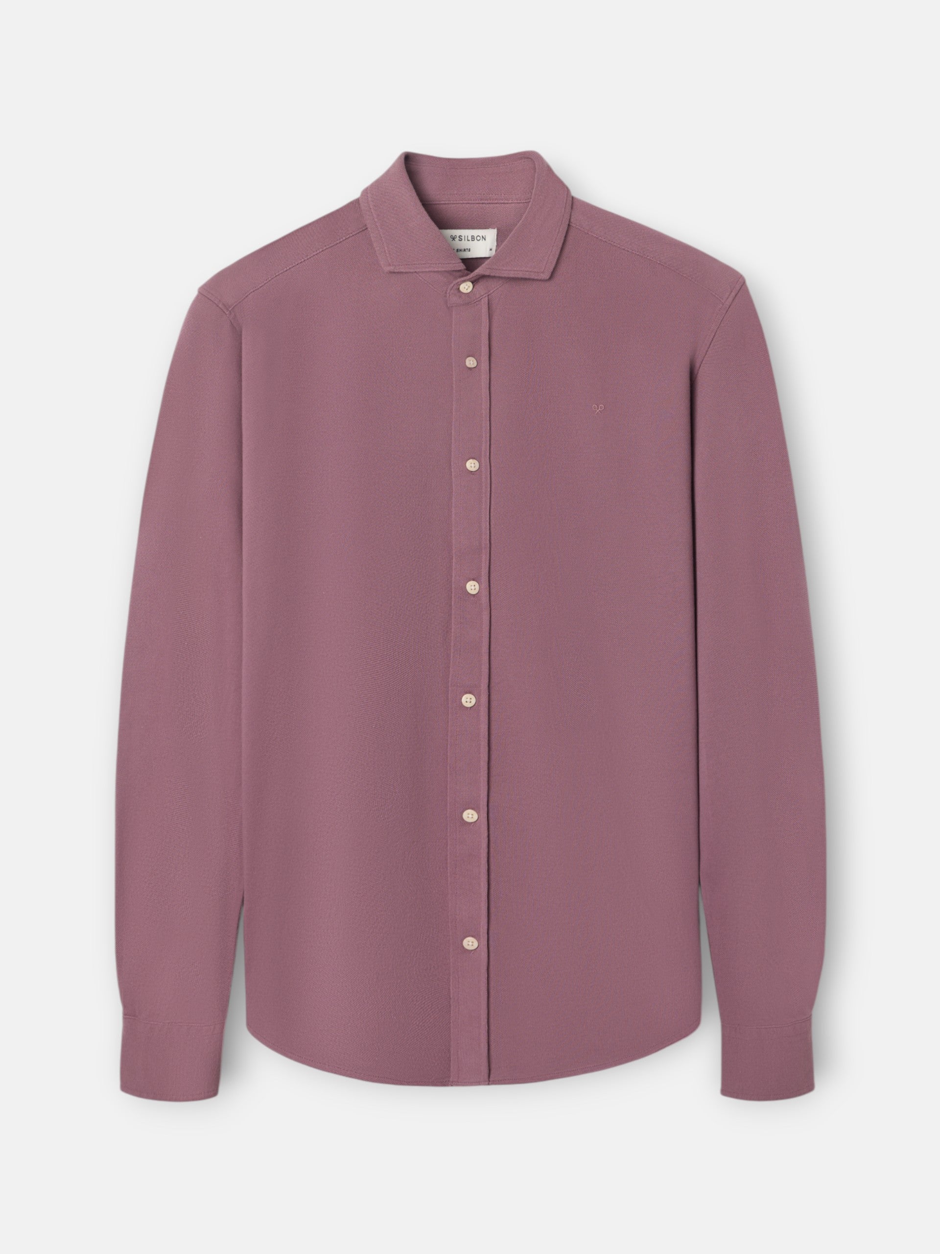 Camisa sport micropique comfort burdeos