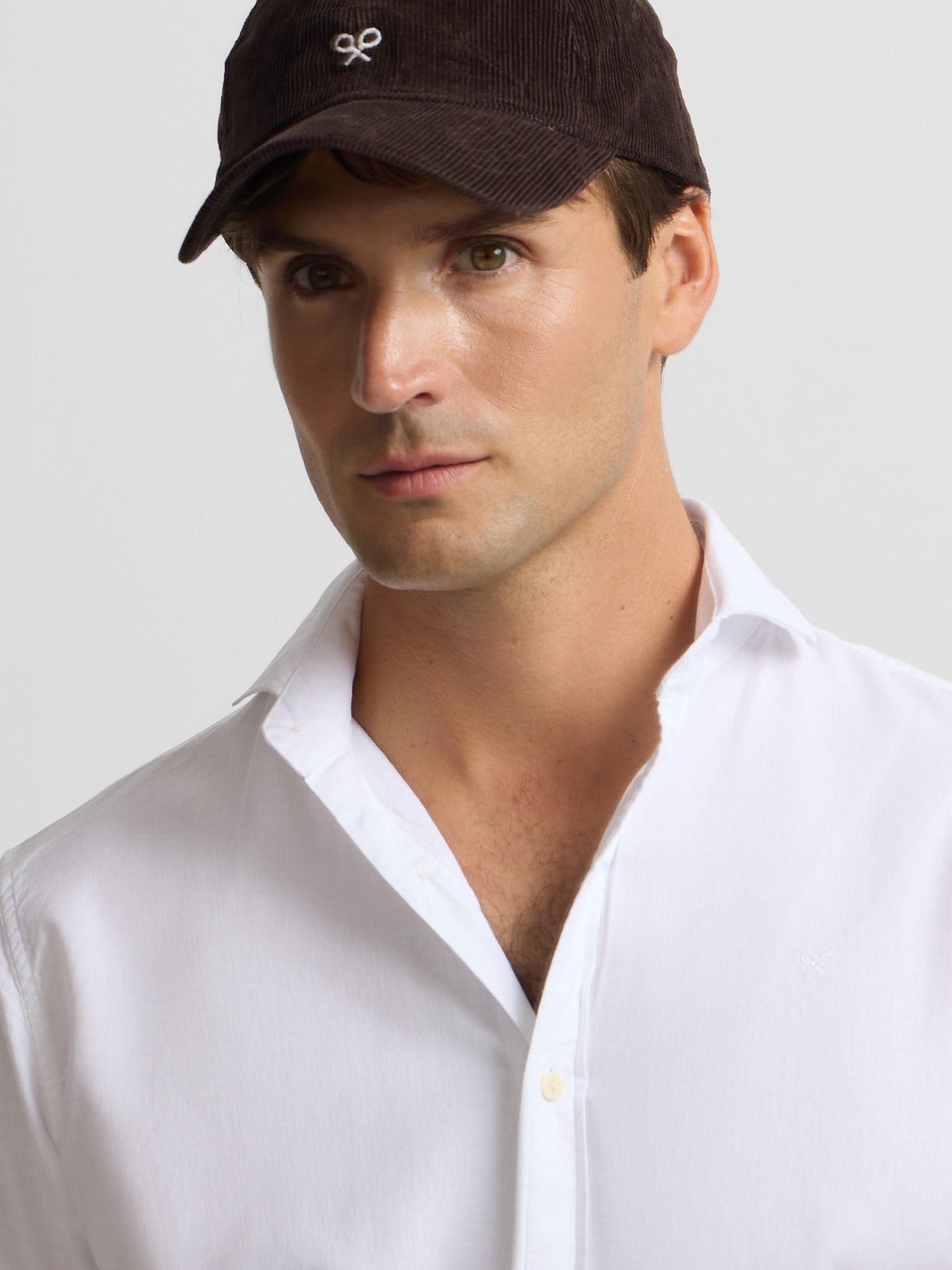 Camisa sport estrutura espinha branco