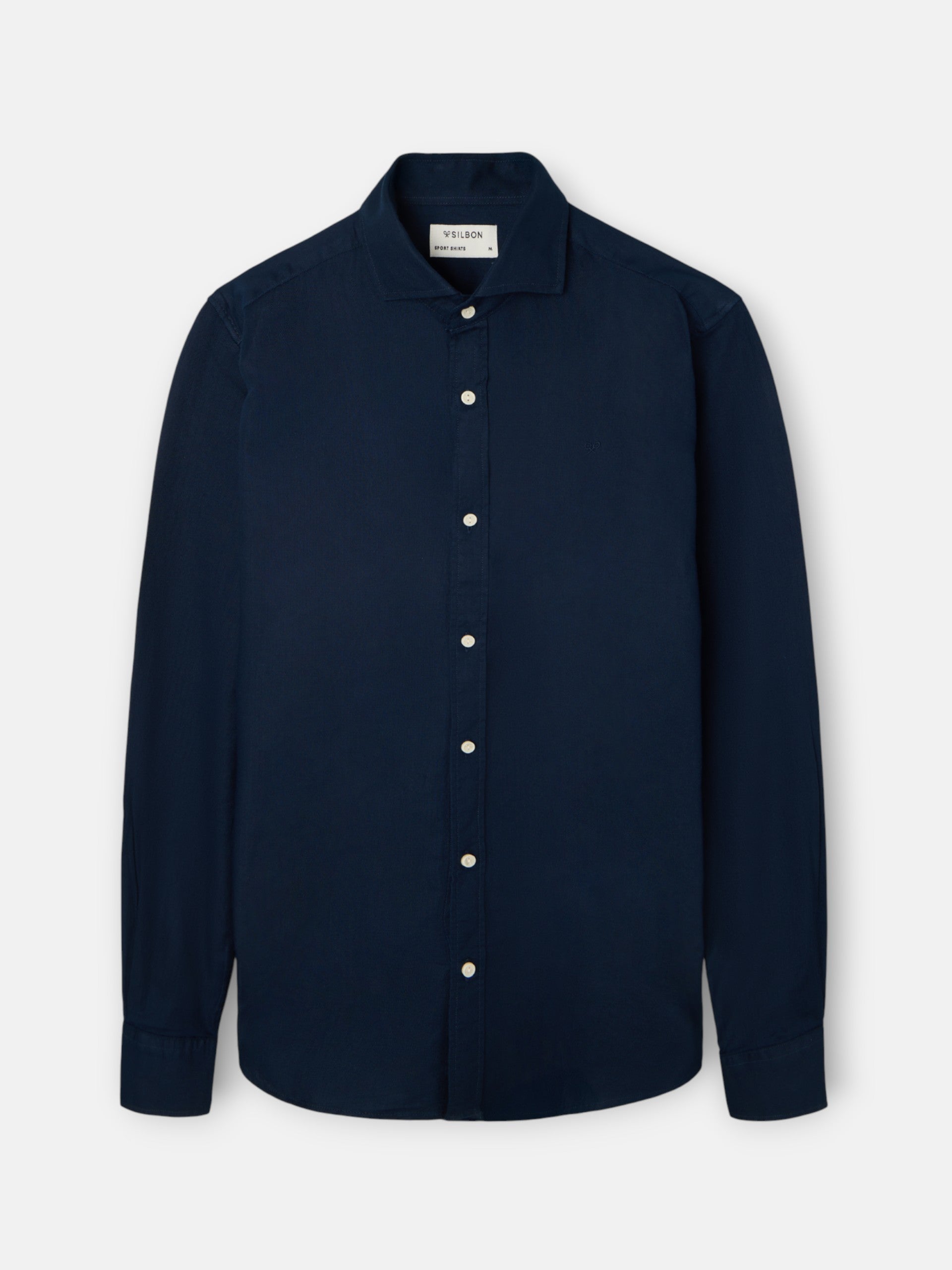 Camisa sport estructura espiga navy