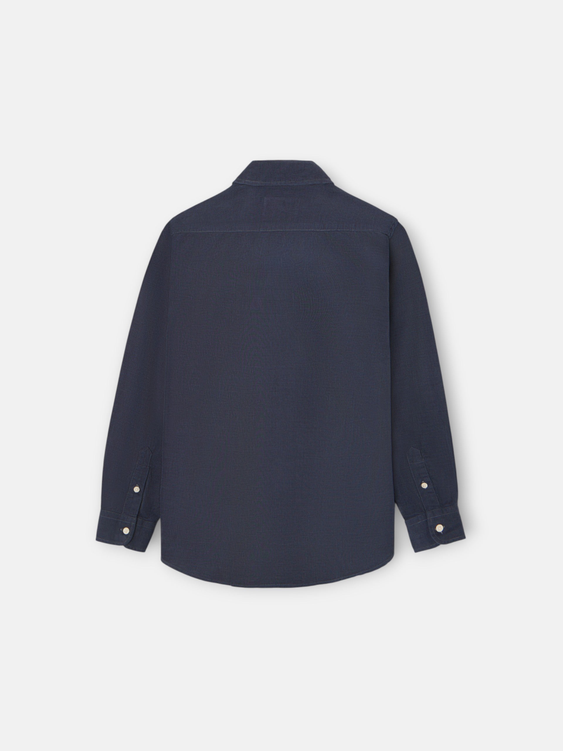 Indigo blue corduroy kids sport shirt