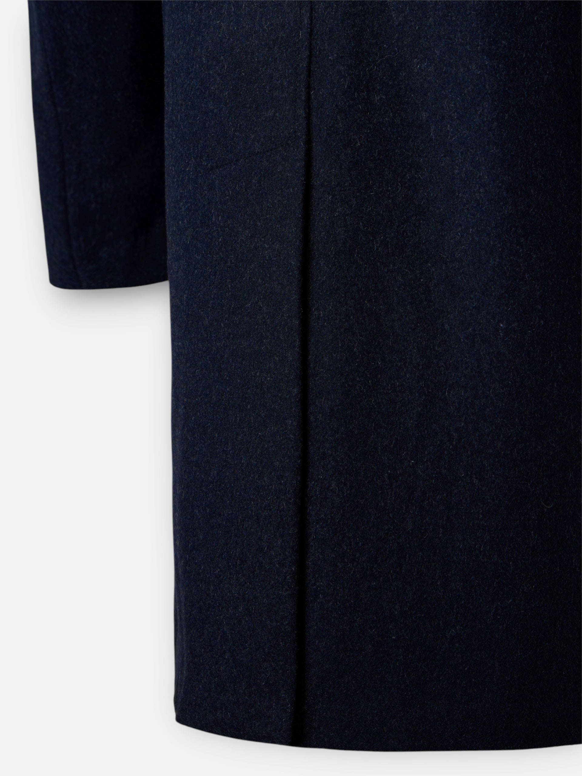 Navy blue straight coat