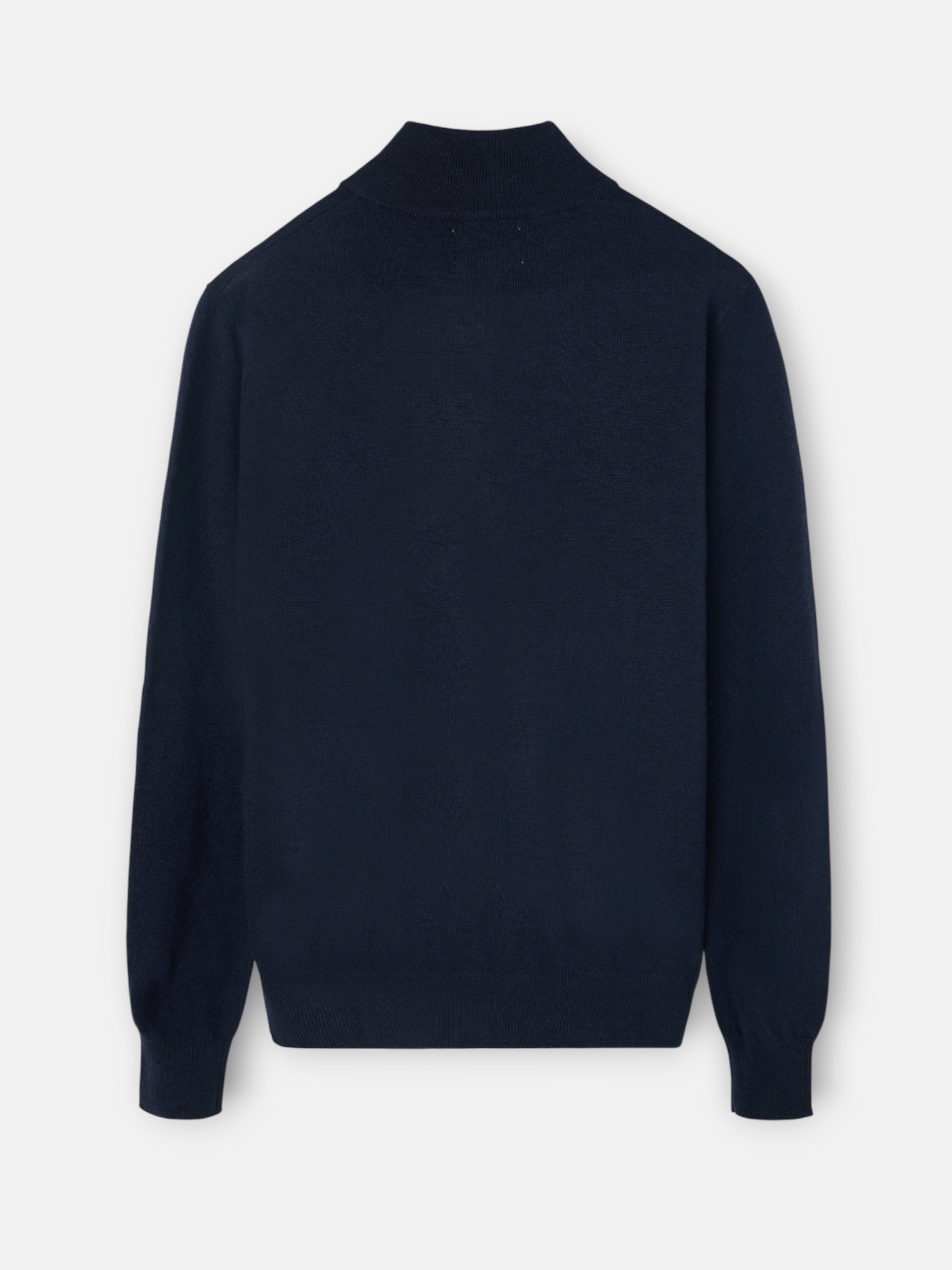 Navy blue half zip jersey