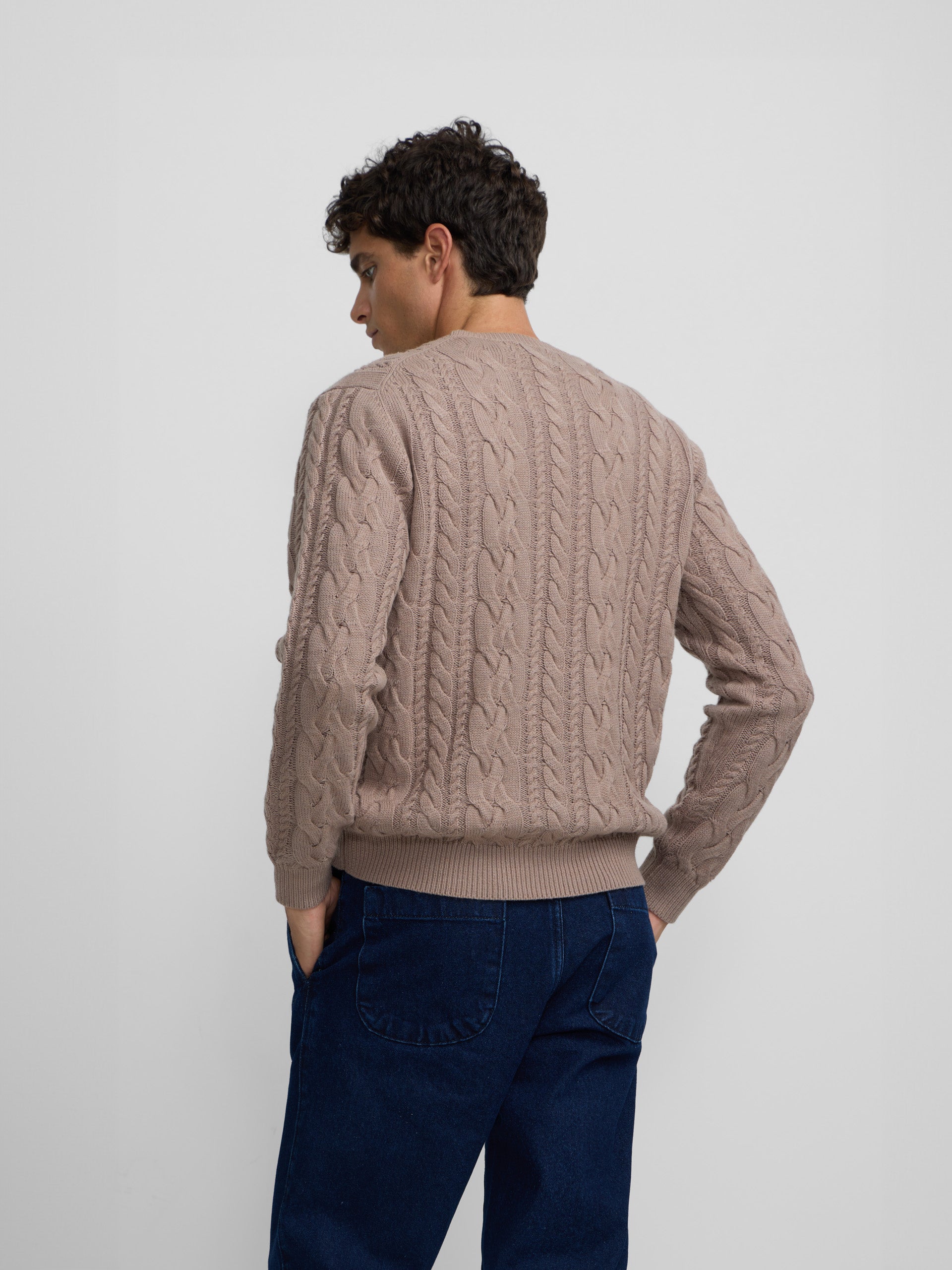 Jersey ochos raquetas marron