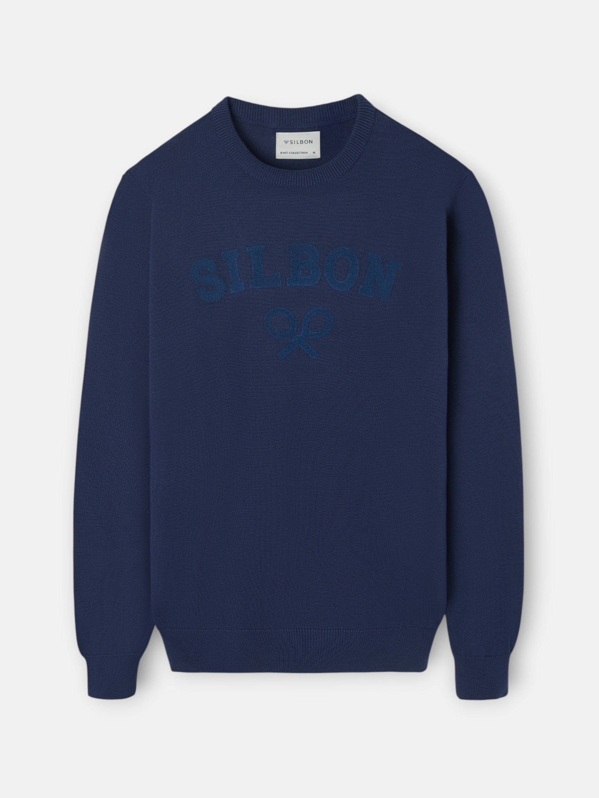 Camisola meia raquete azul-marinho