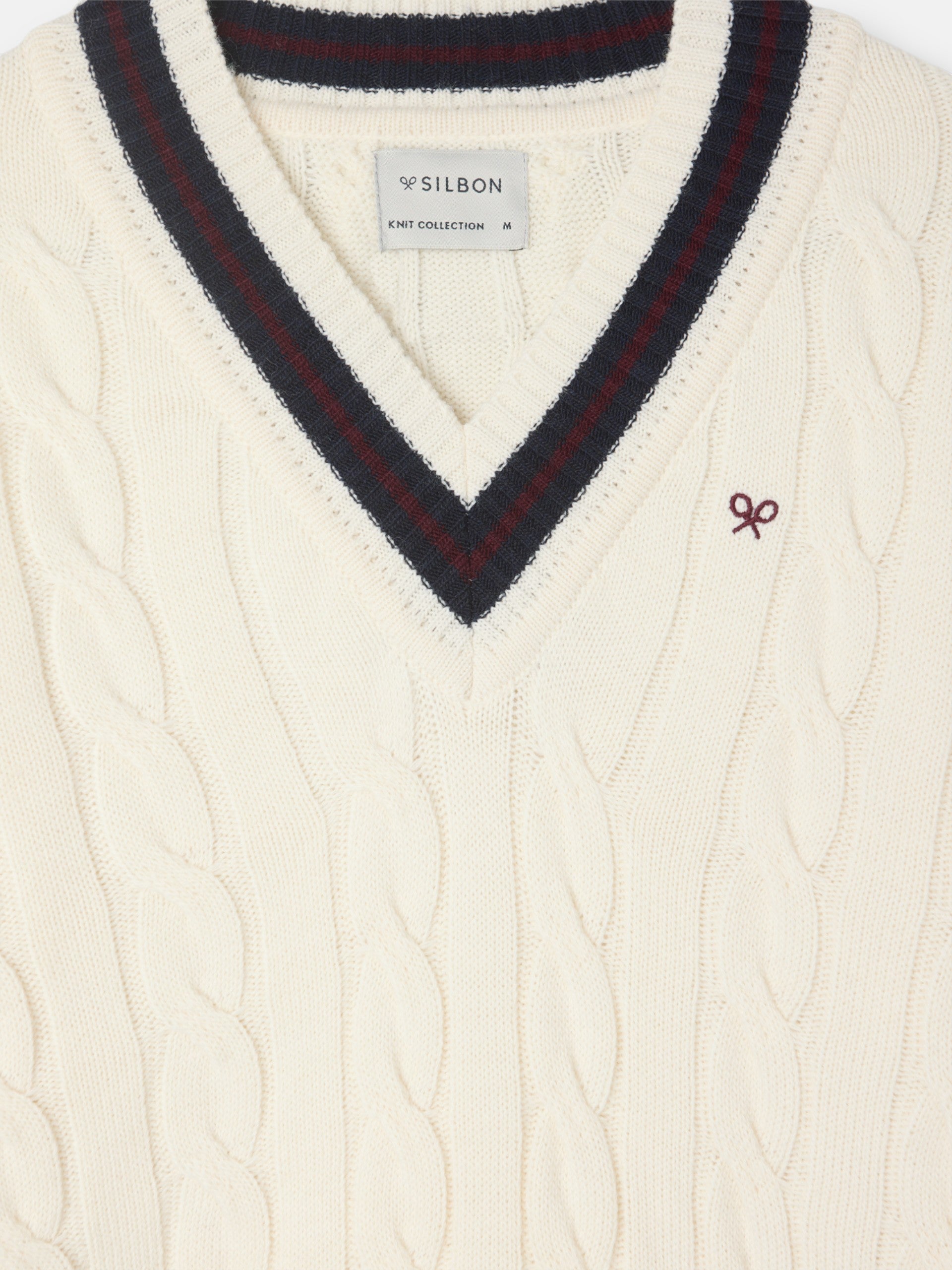 Light beige college jersey