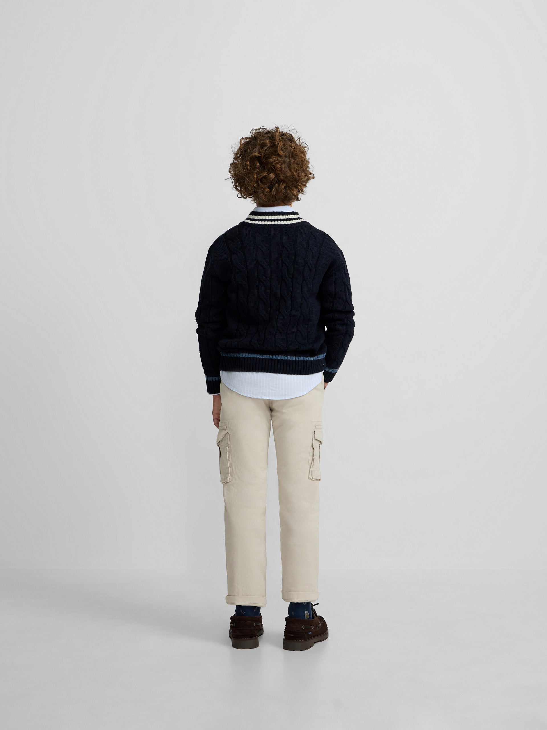 Camisola kids college azul-marinho