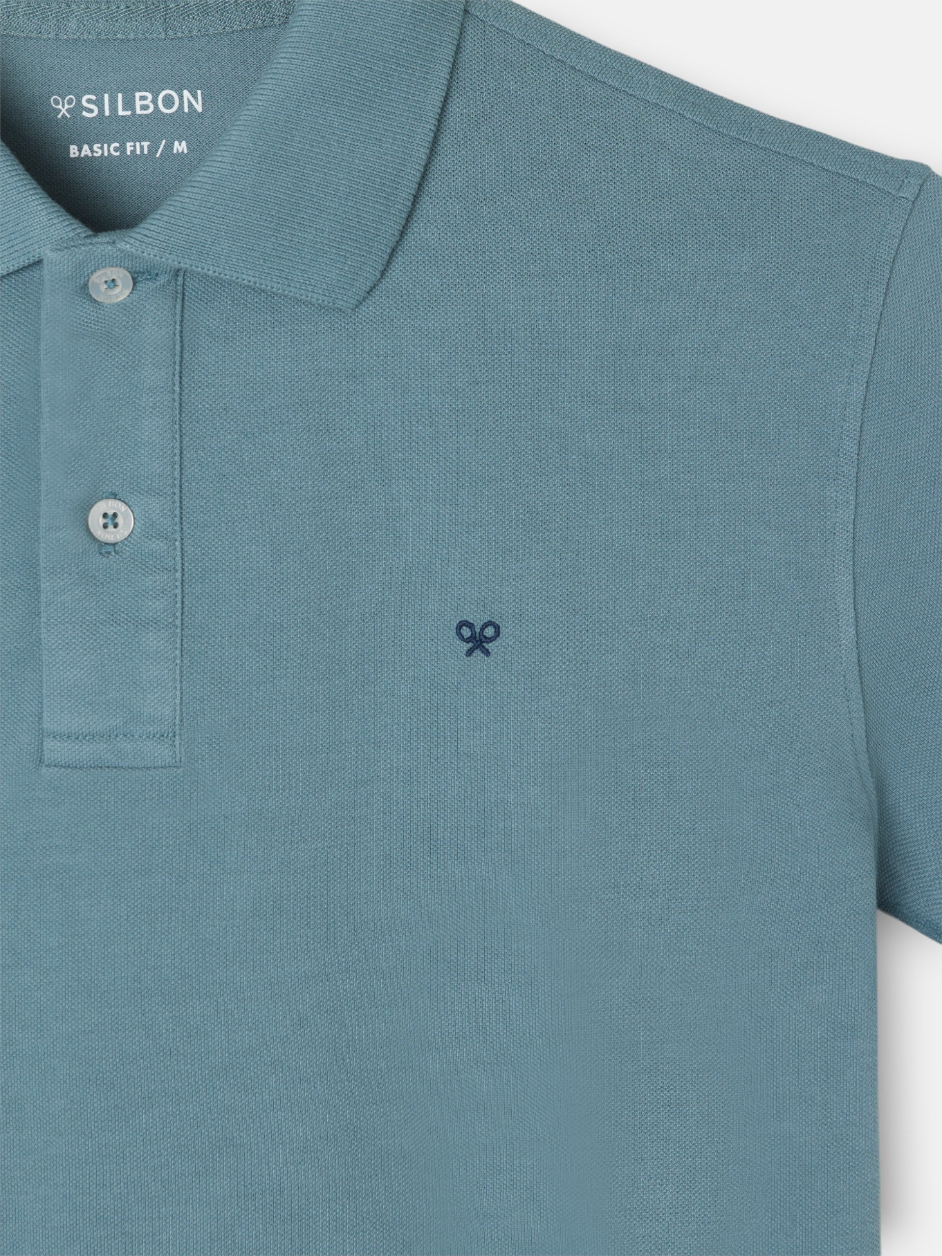 Classic plain petrol polo